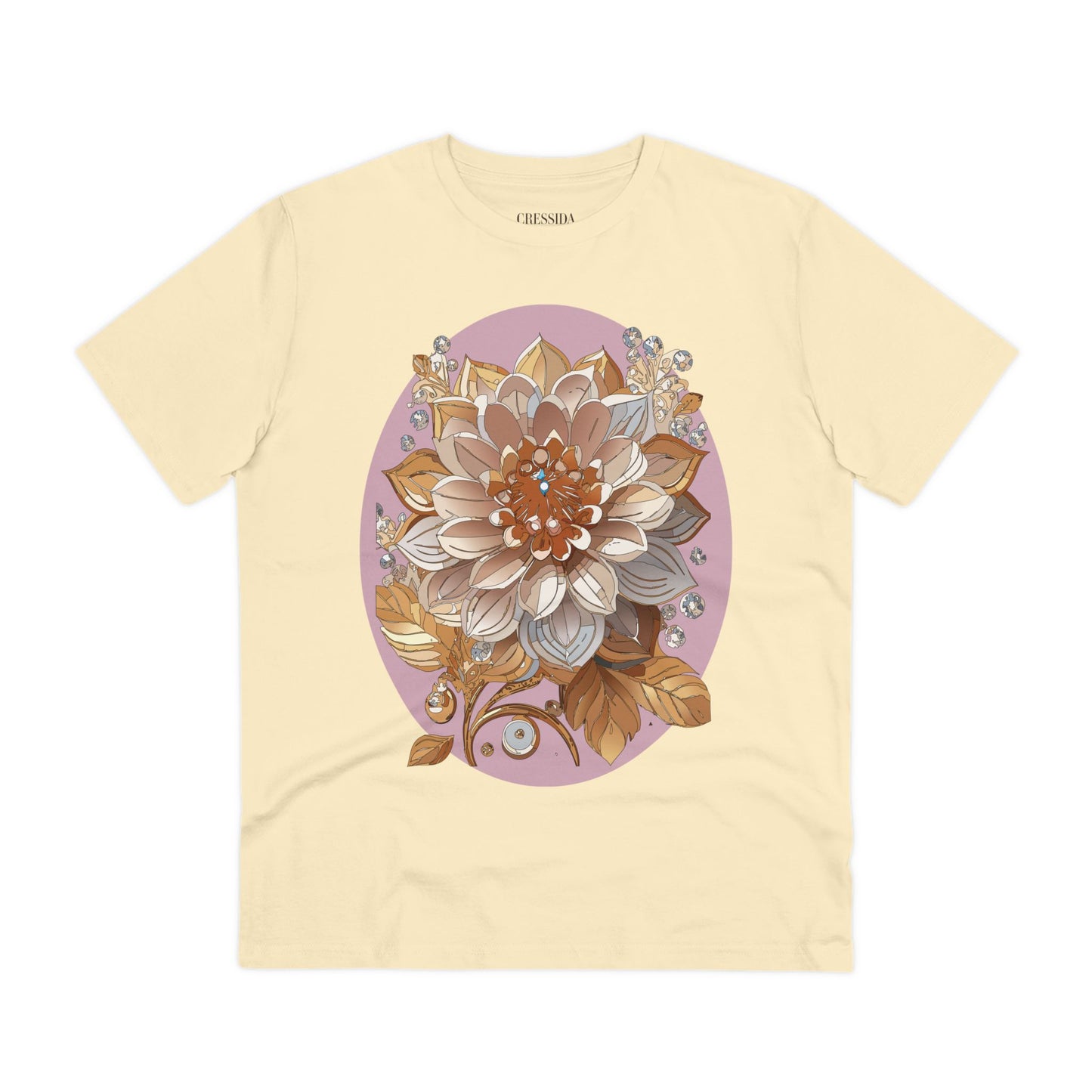 Organic T-shirt with Flower