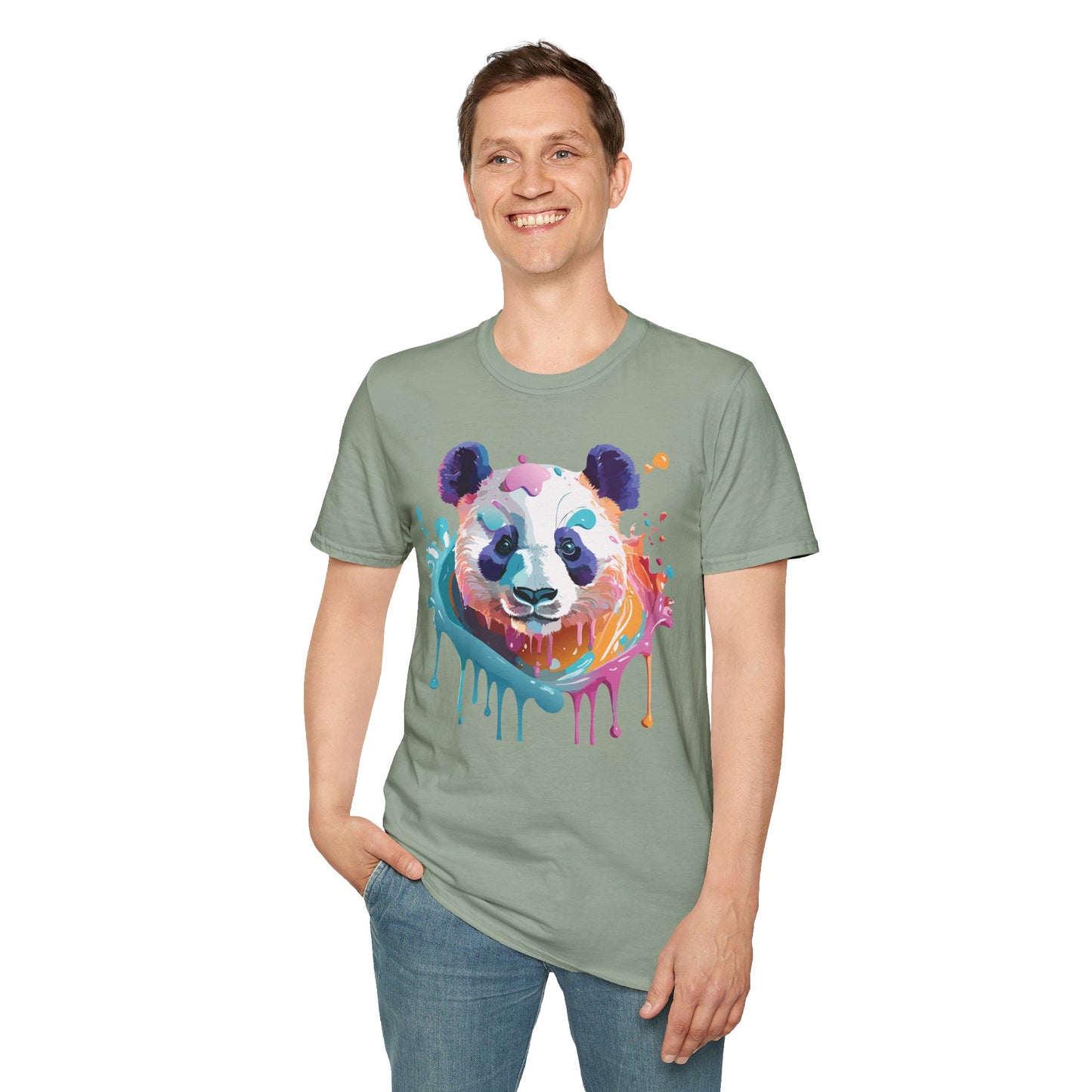 Panda Shirt, T Shirt with Panda, Animal Shirt, Tee Shirt with Animals