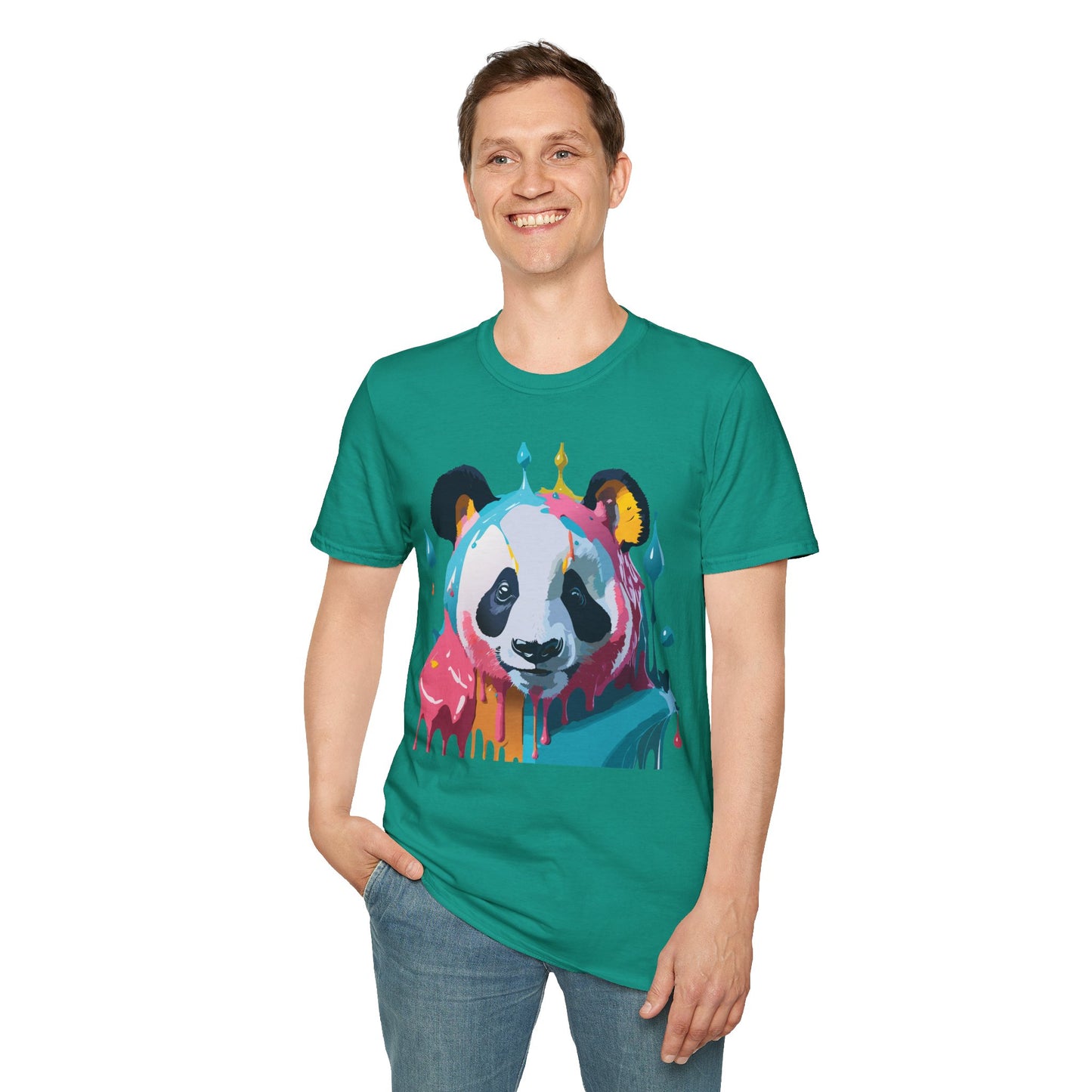 Panda Shirt, T Shirt with Panda, Animal Shirt, Tee Shirt with Animals