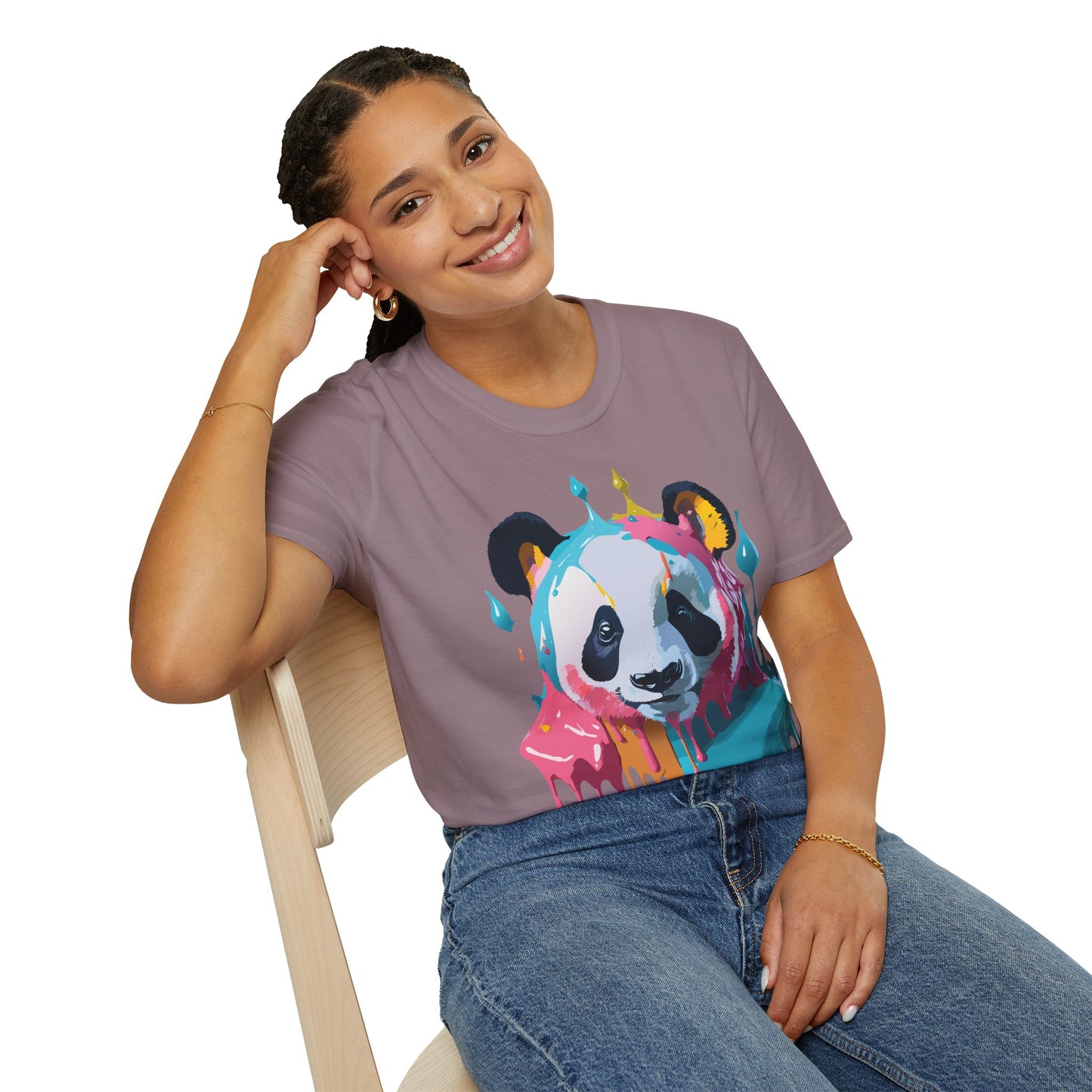 Panda Shirt, T Shirt with Panda, Animal Shirt, Tee Shirt with Animals
