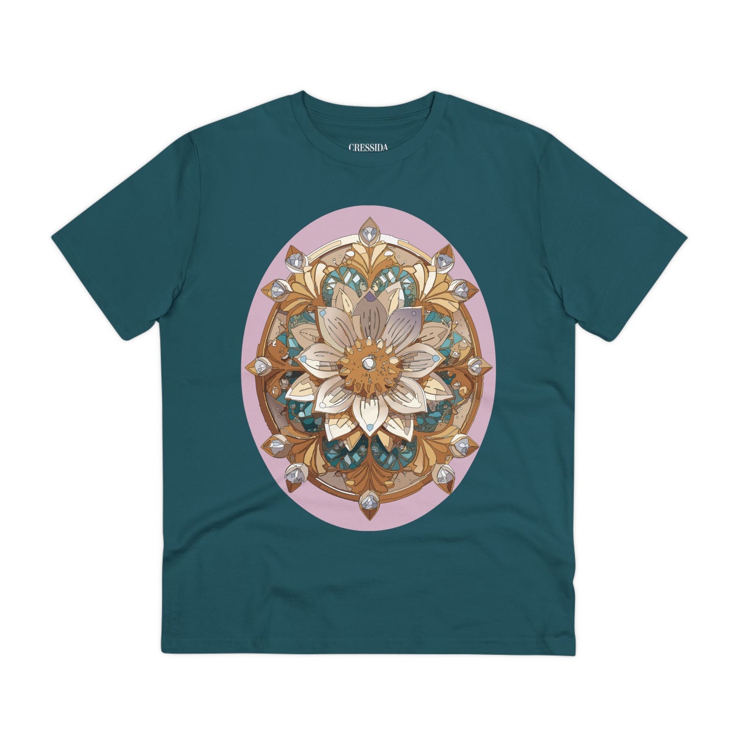 Organic T-shirt with Flower