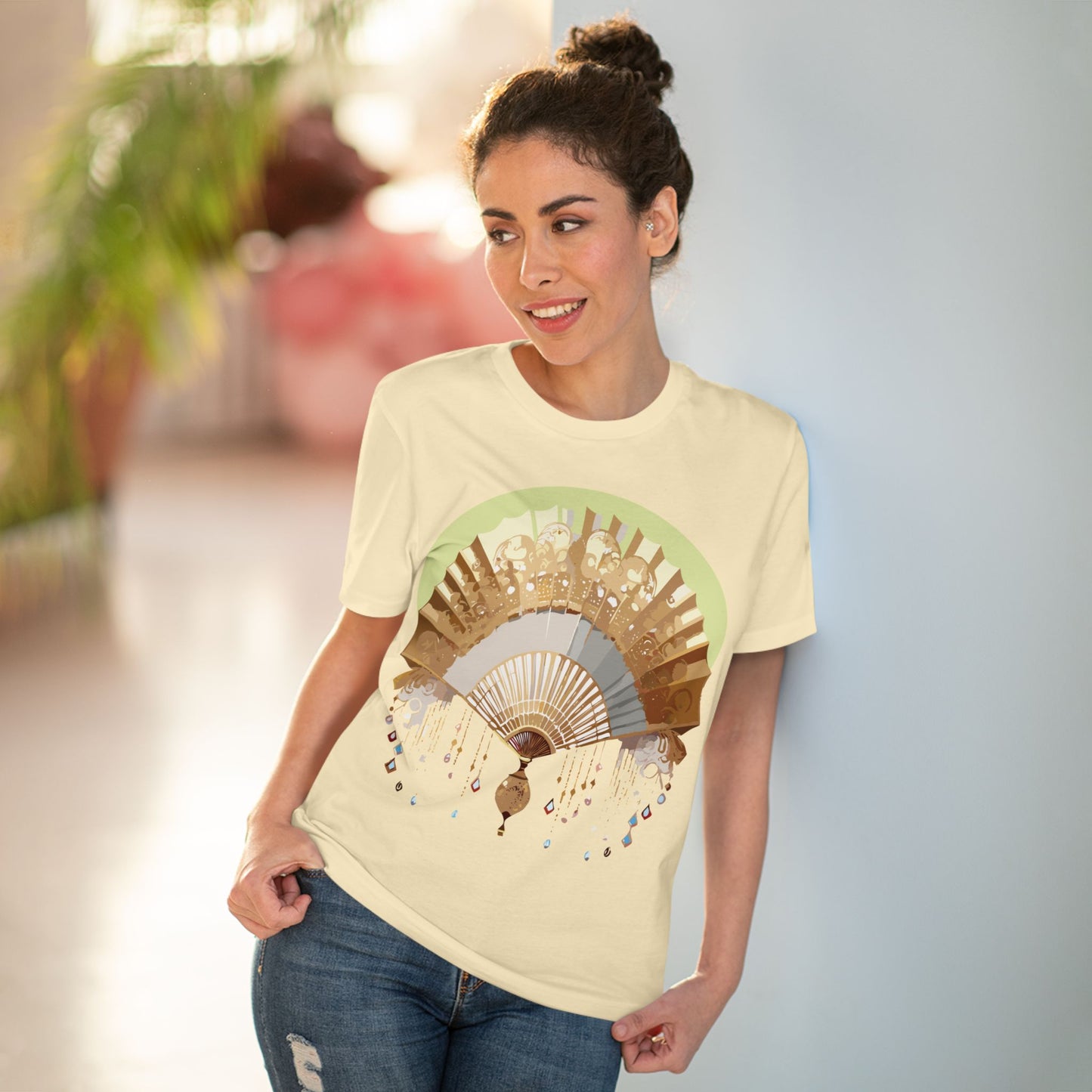 Organic T-shirt with Fan