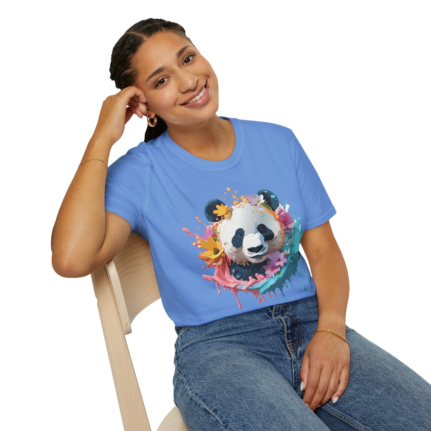 Panda Shirt, T Shirt with Panda, Animal Shirt, Tee Shirt with Animals