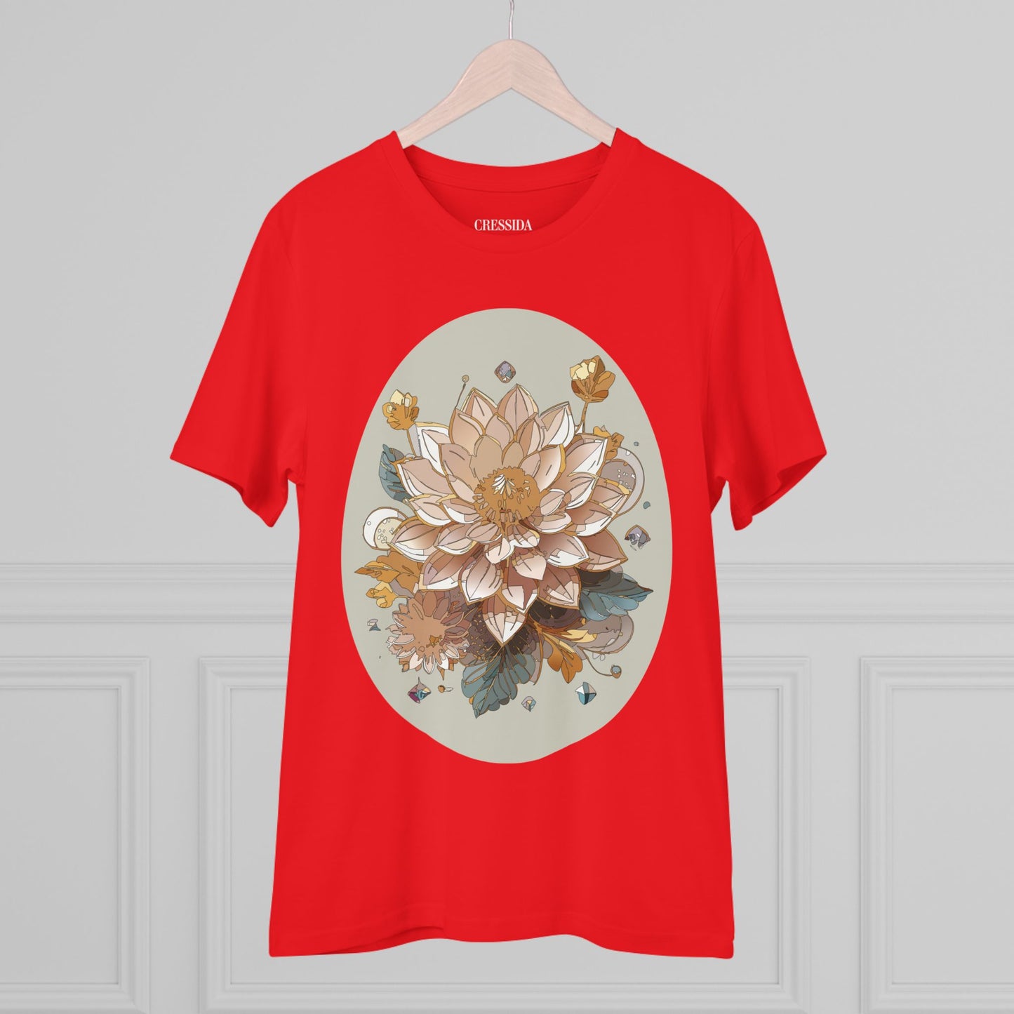 Organic T-shirt with Flower