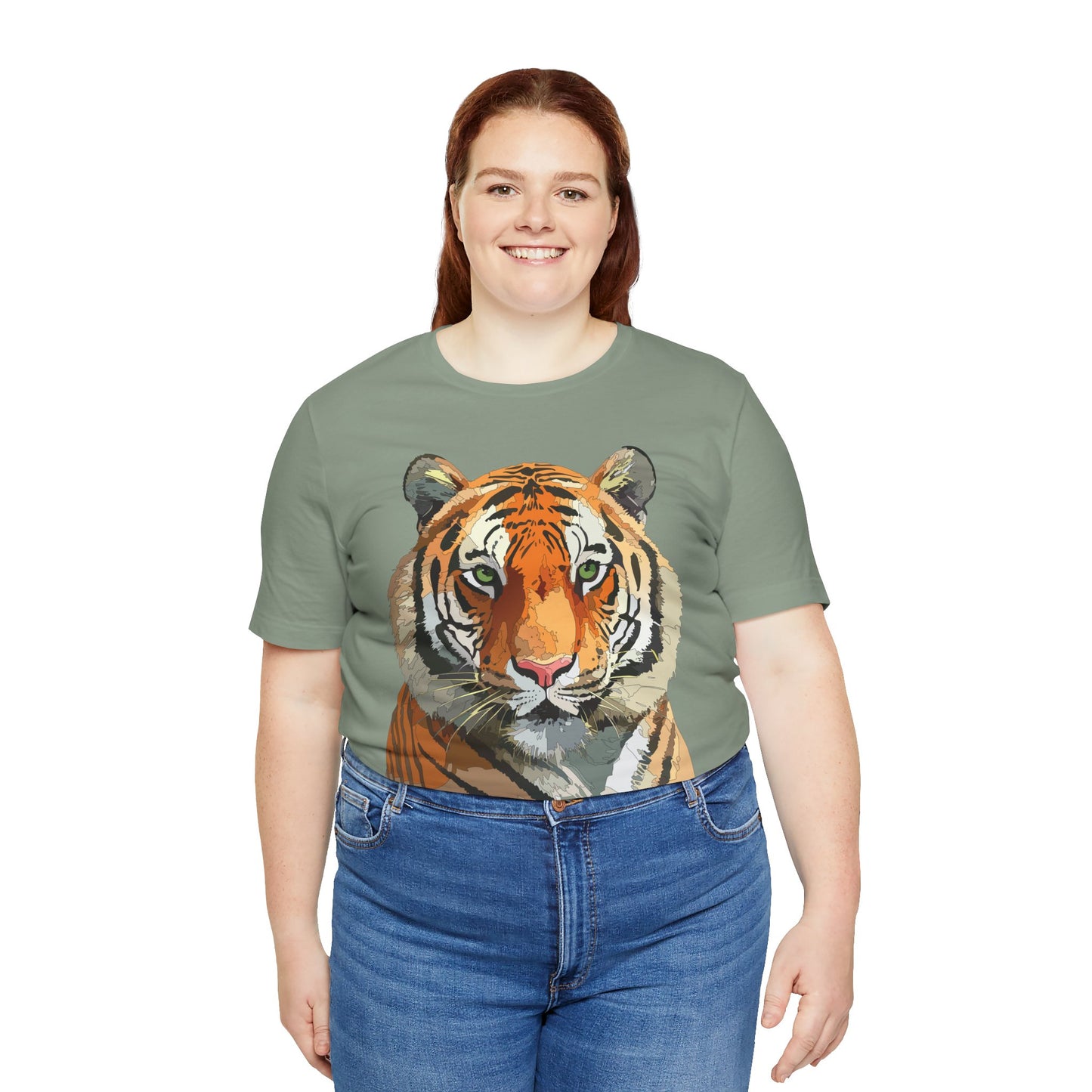 Unisex Animal Shirt, Tee Shirt with Animals, Art Design Tee Shirt, Wild Animals Shirt