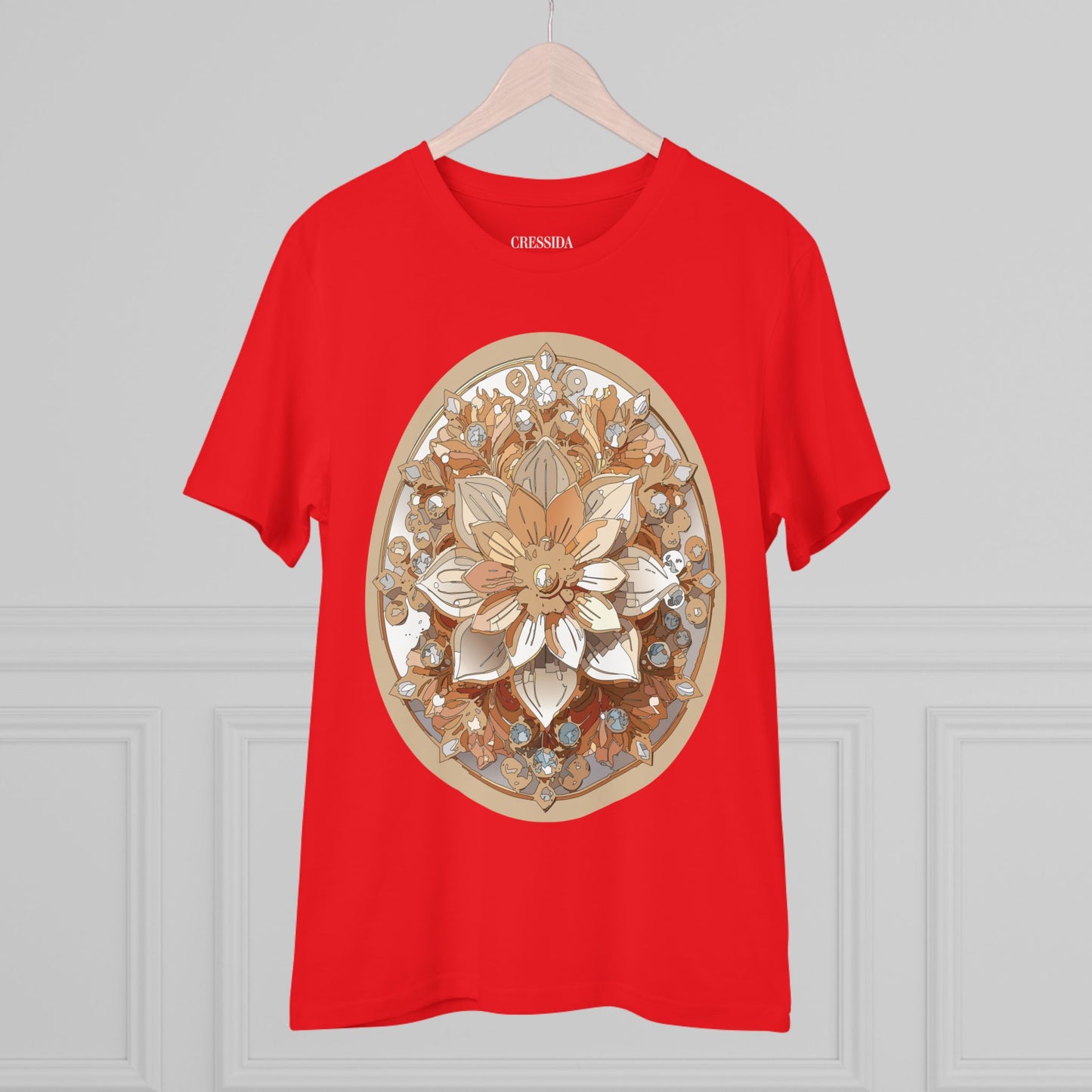 Organic T-shirt with Flower