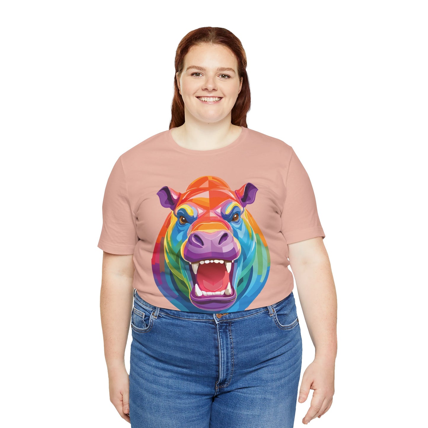 Unisex Animal Shirt, Tee Shirt with Animals, Art Design Tee Shirt, Wild Animals Shirt