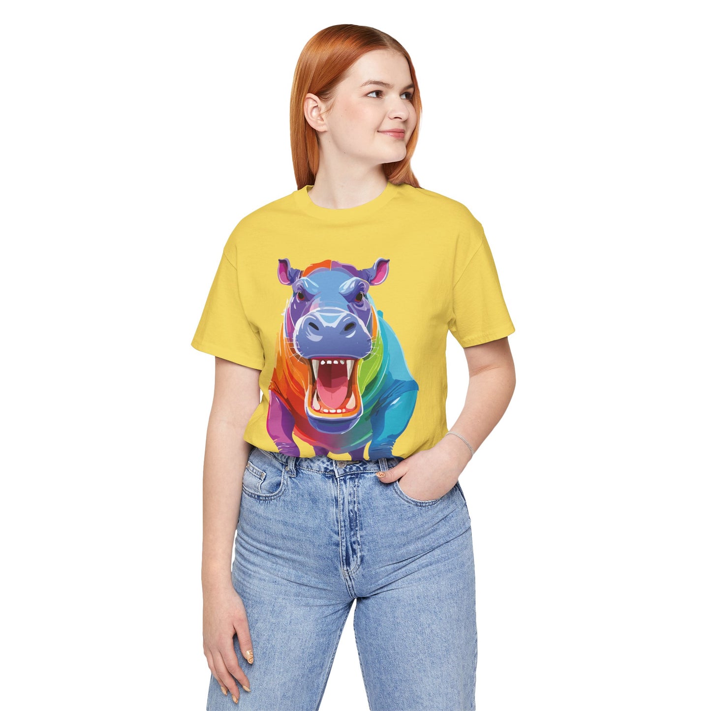 Unisex Animal Shirt, Tee Shirt with Animals, Art Design Tee Shirt, Wild Animals Shirt