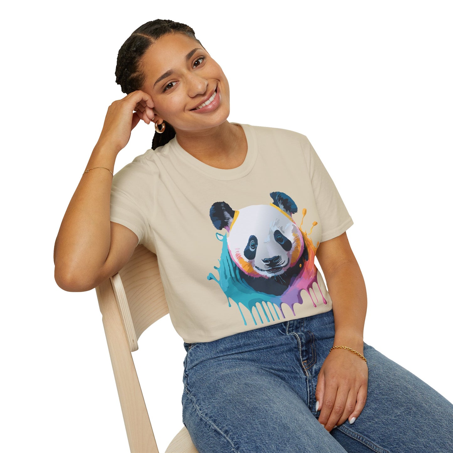Panda Shirt, T Shirt with Panda, Animal Shirt, Tee Shirt with Animals