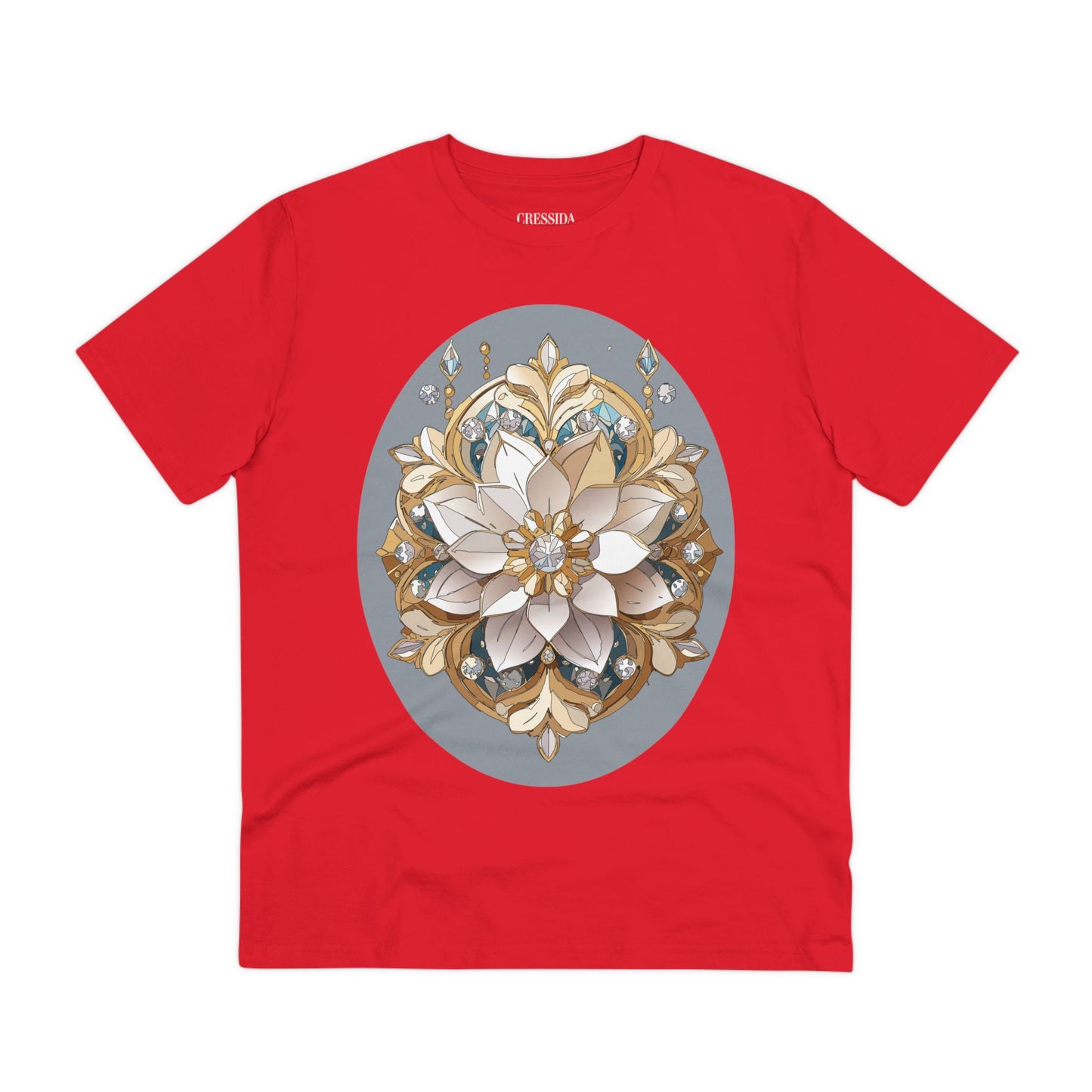 Organic T-shirt with Flower