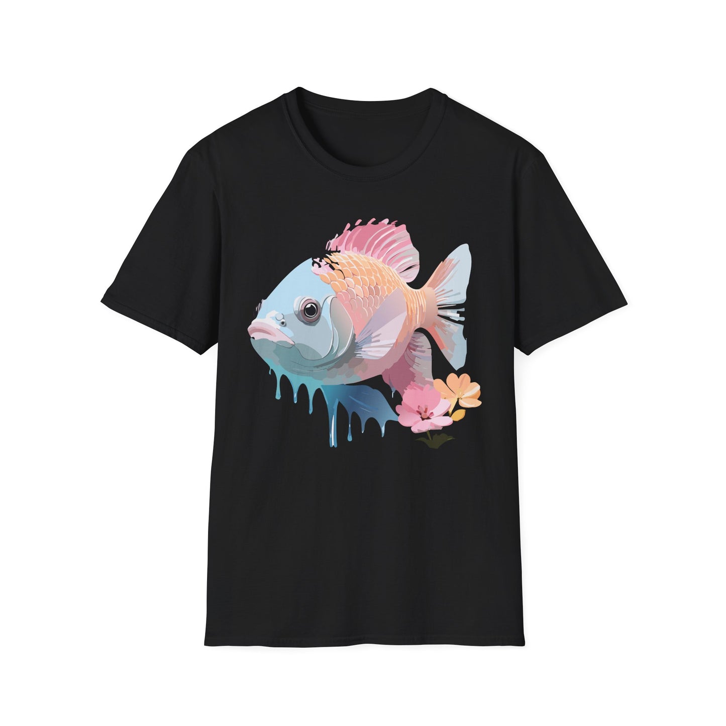 Copy of Fish Art Design Shirt, T Shirt with Fish, Graphic Shirt, Tee Shirt with Graphic Design, Shirt with Fish Graphic Art