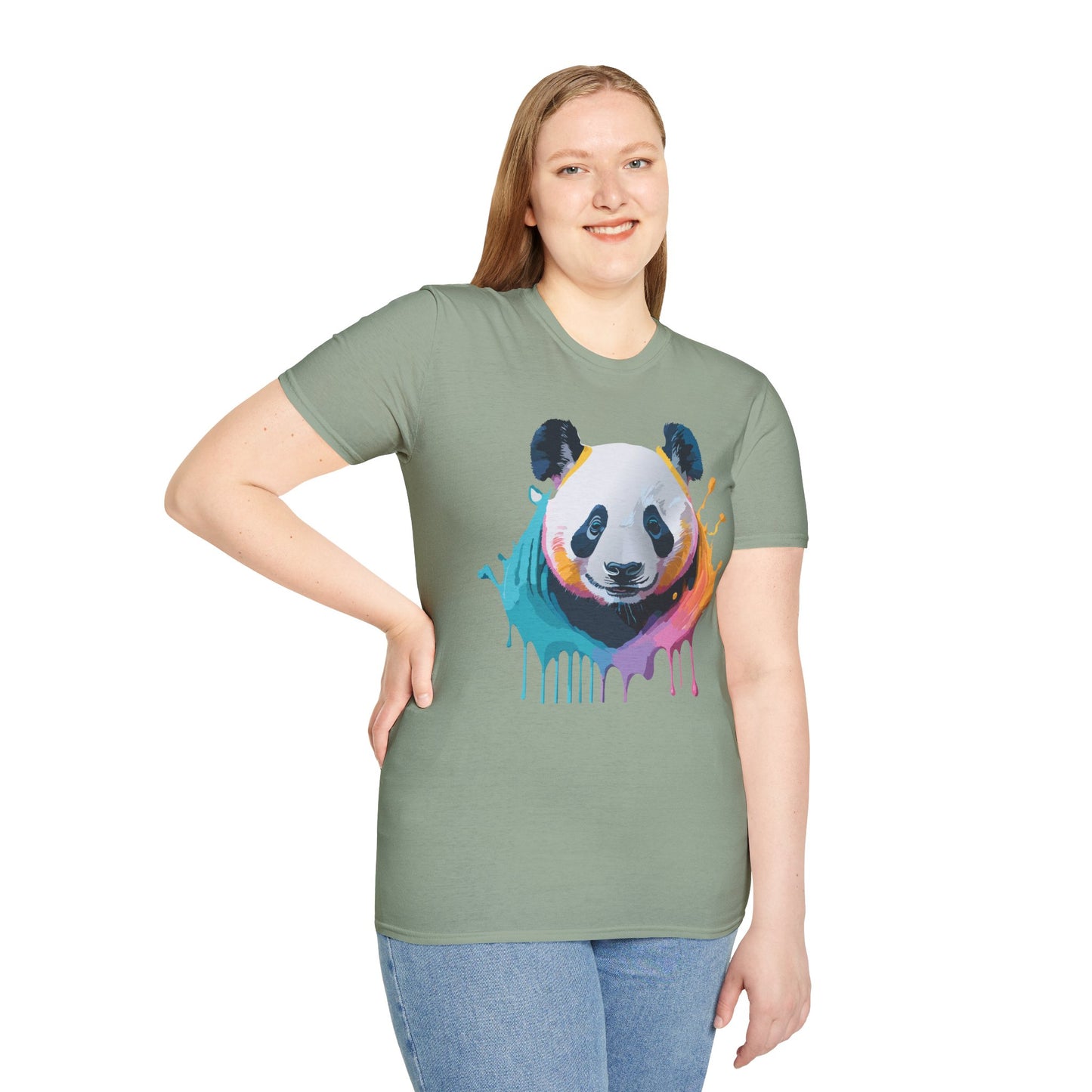 Panda Shirt, T Shirt with Panda, Animal Shirt, Tee Shirt with Animals
