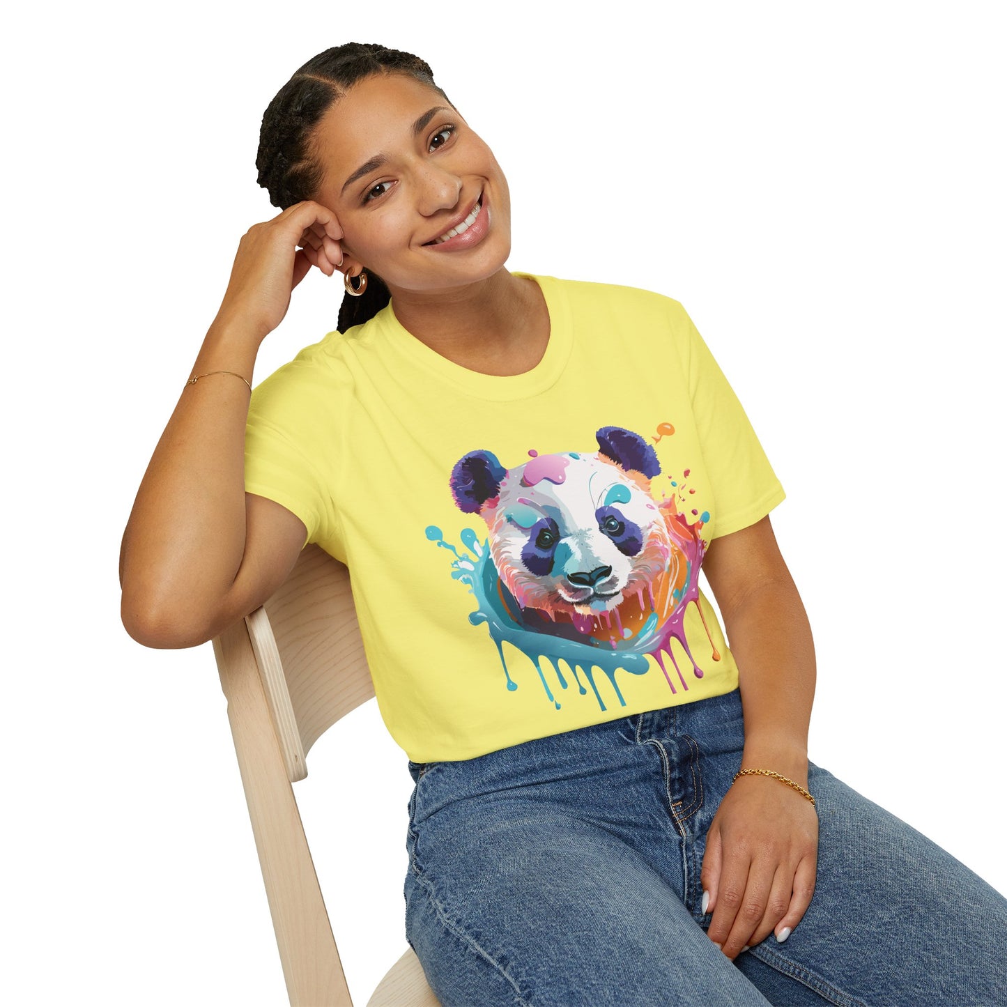 Panda Shirt, T Shirt with Panda, Animal Shirt, Tee Shirt with Animals