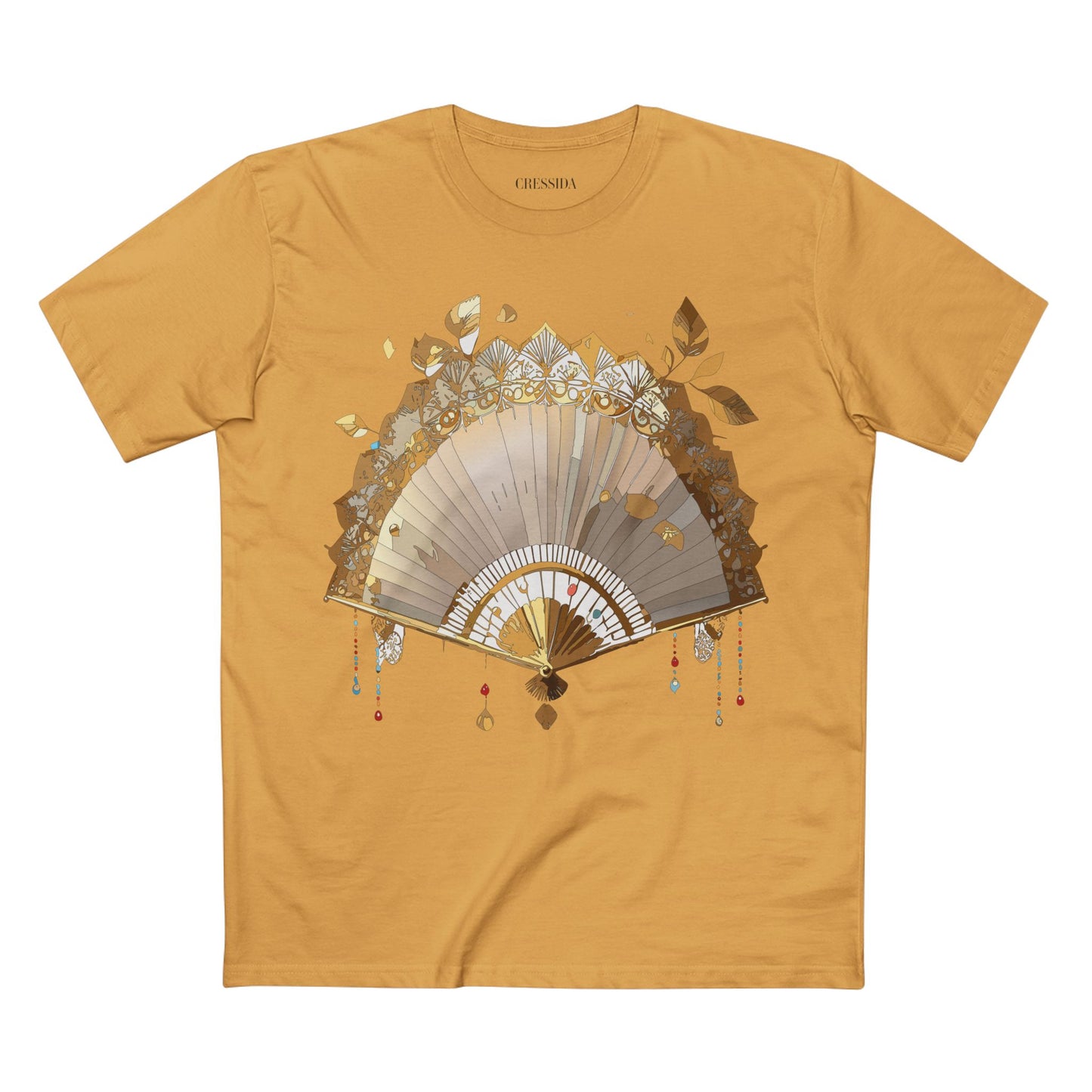 Fan shirt, Shirt with Fan, Tee Shirt with Antique Fan