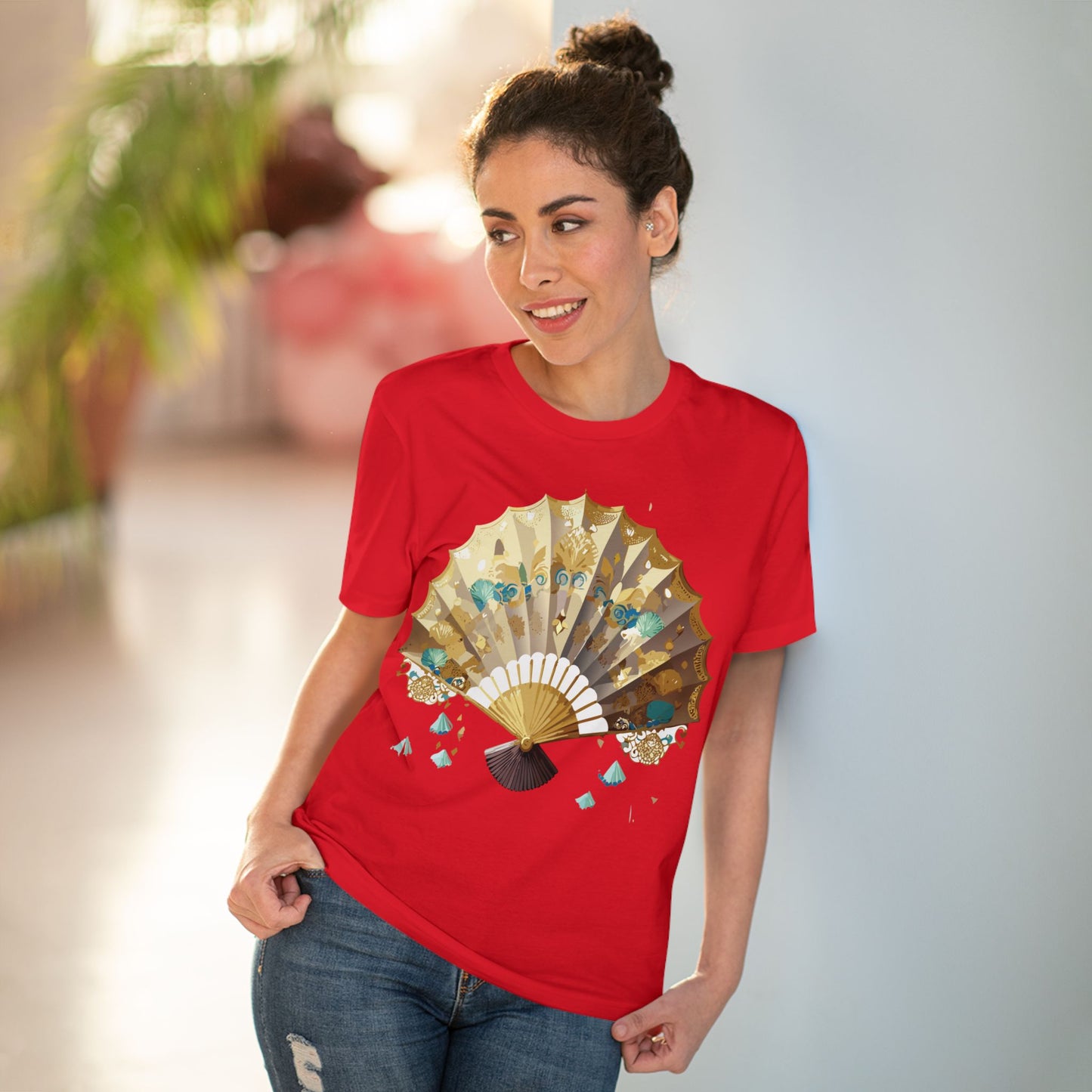 Organic T-shirt with Fan