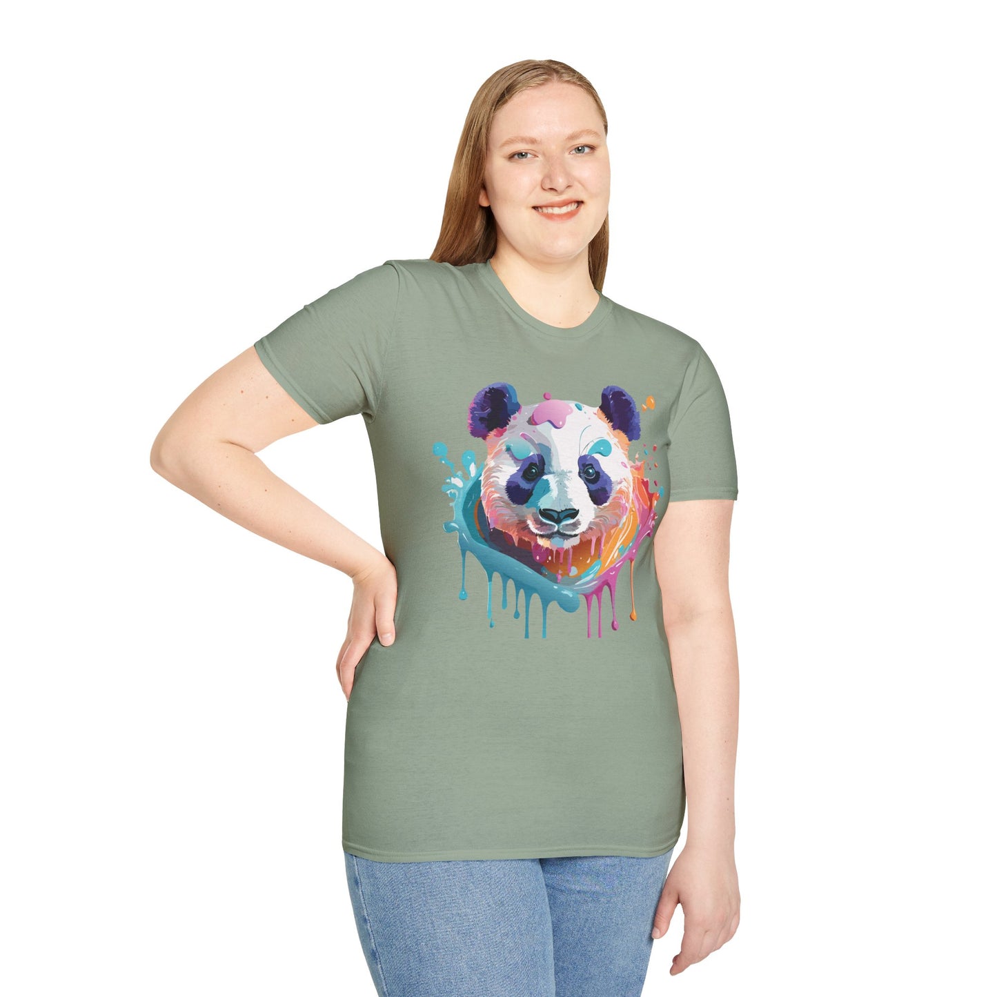 Panda Shirt, T Shirt with Panda, Animal Shirt, Tee Shirt with Animals