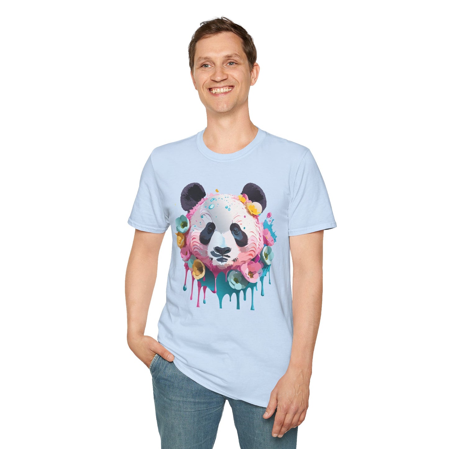 Panda Shirt, T Shirt with Panda, Animal Shirt, Tee Shirt with Animals