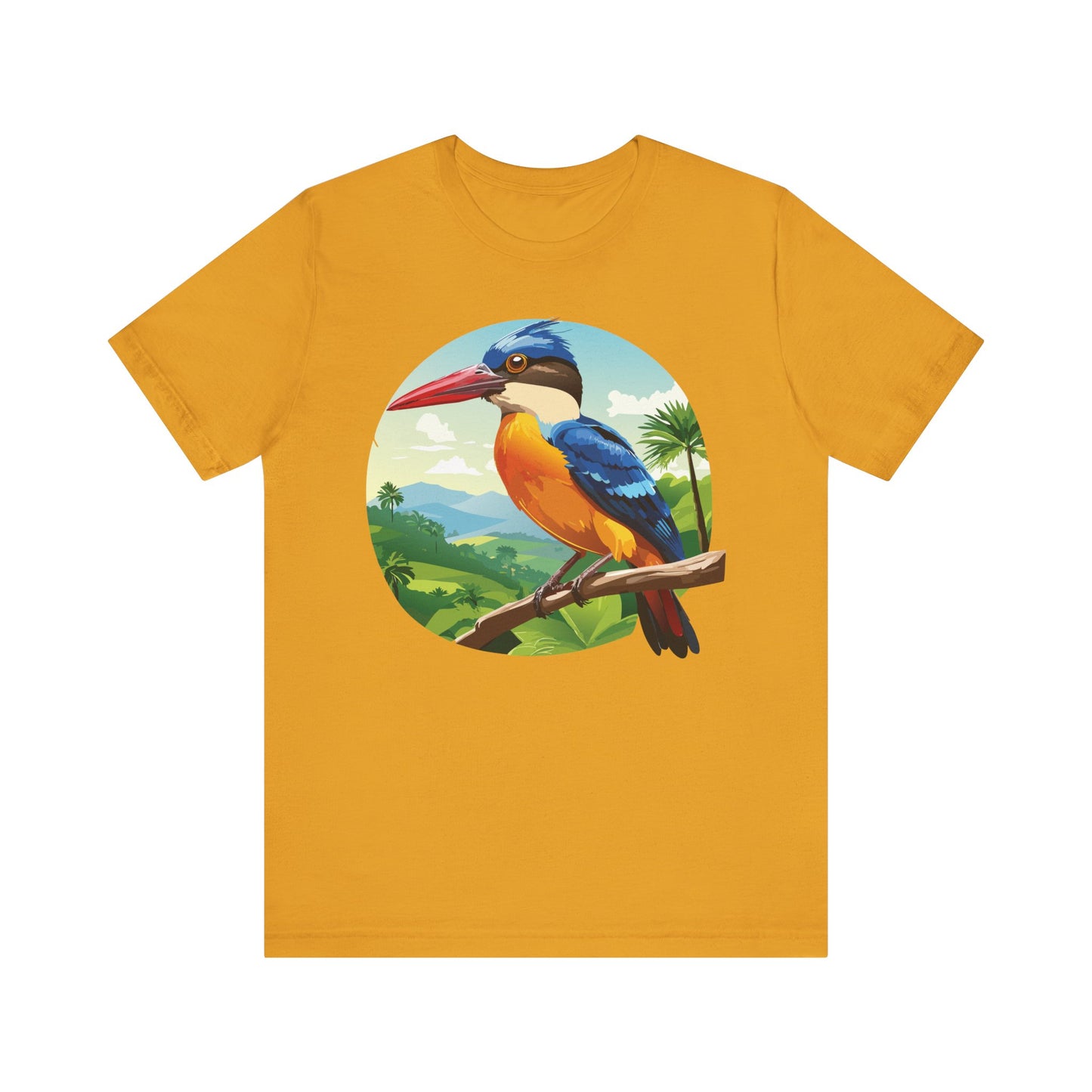 Unisex Animal Shirt, Tee Shirt with Animals, Art Design Tee Shirt, Wild Animals Shirt