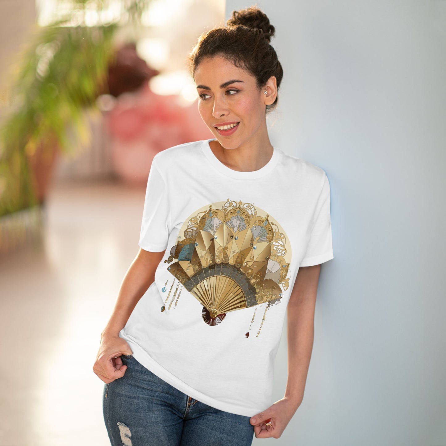 Organic T-shirt with Fan