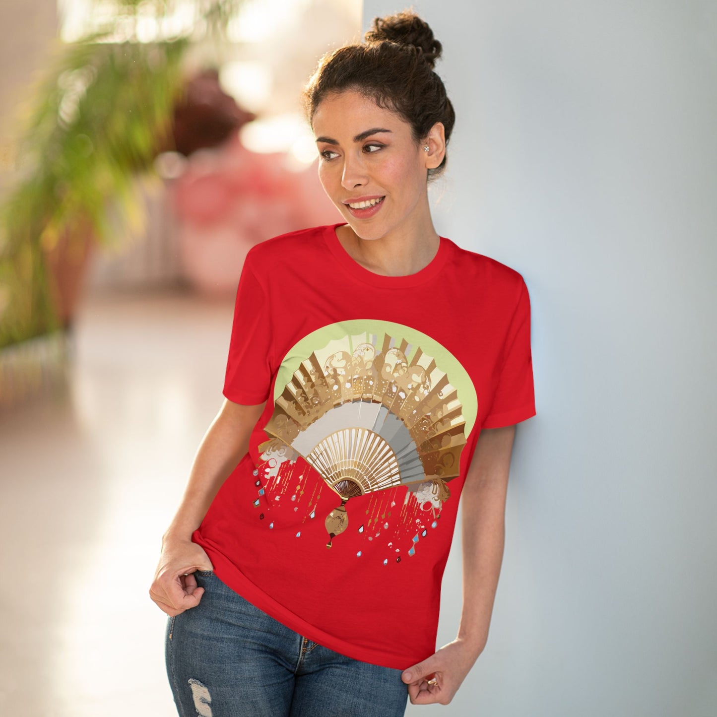 Organic T-shirt with Fan