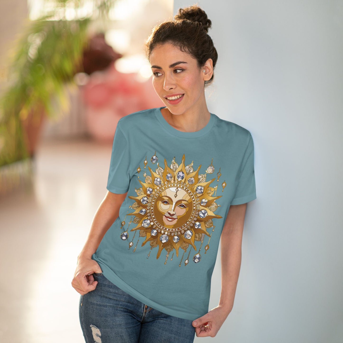 Organic T-shirt with Sun