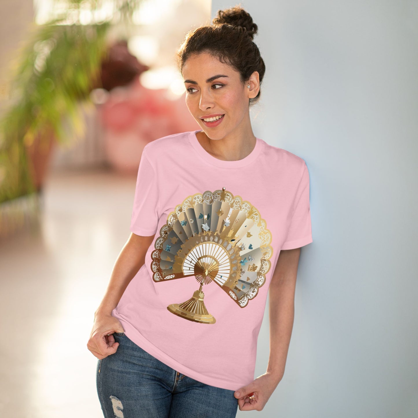 Organic T-shirt with Fan