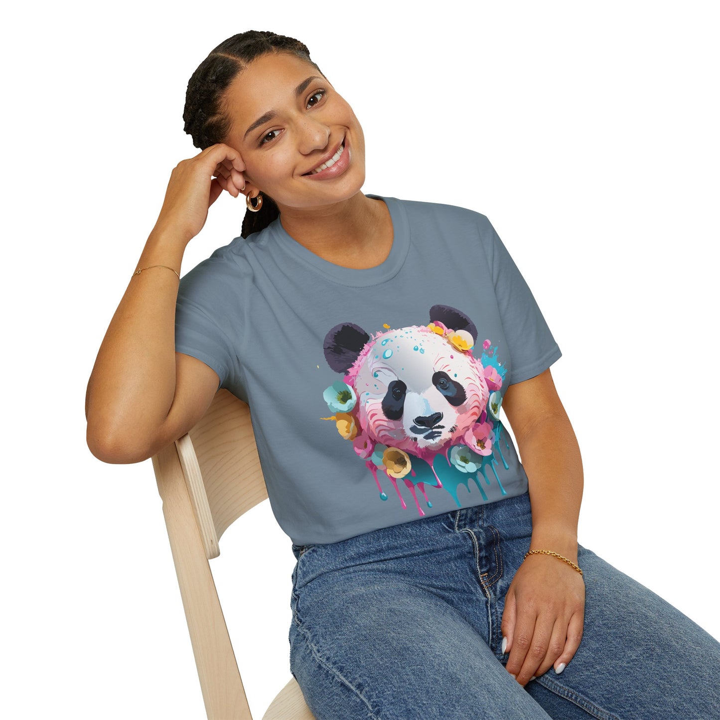 Panda Shirt, T Shirt with Panda, Animal Shirt, Tee Shirt with Animals