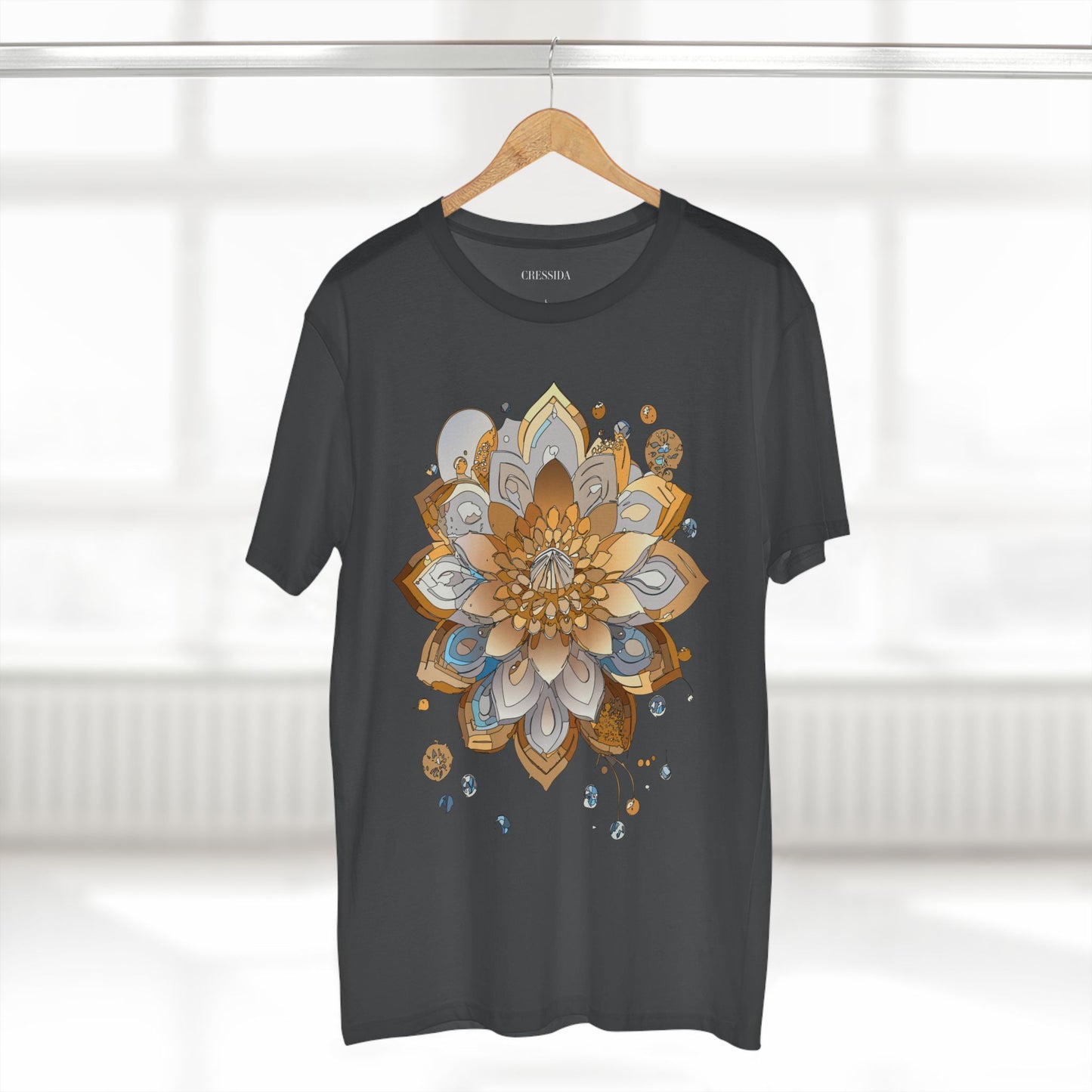 Floral Shirt, Shirt with Flower, Tee Shirt with Antique Flower