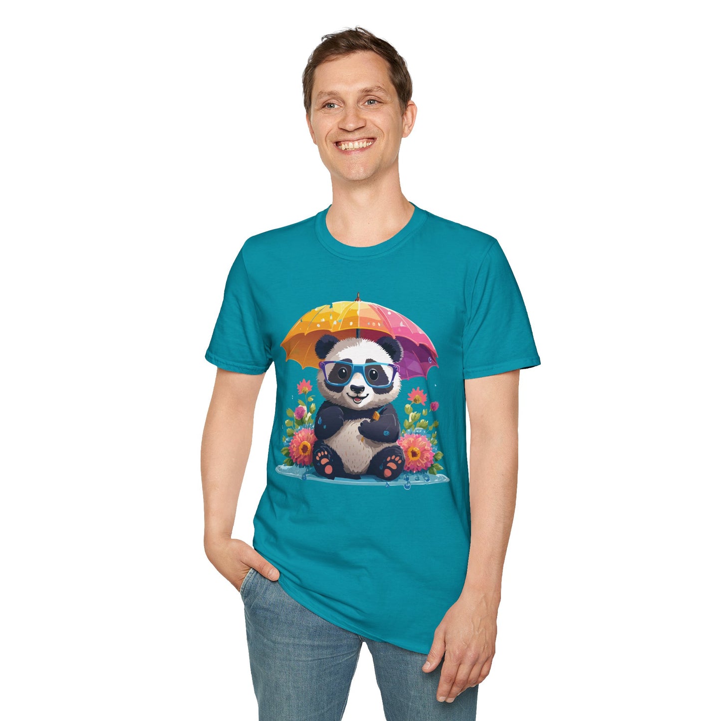 Panda Shirt, T Shirt with Panda, Animal Shirt, Tee Shirt with Animals