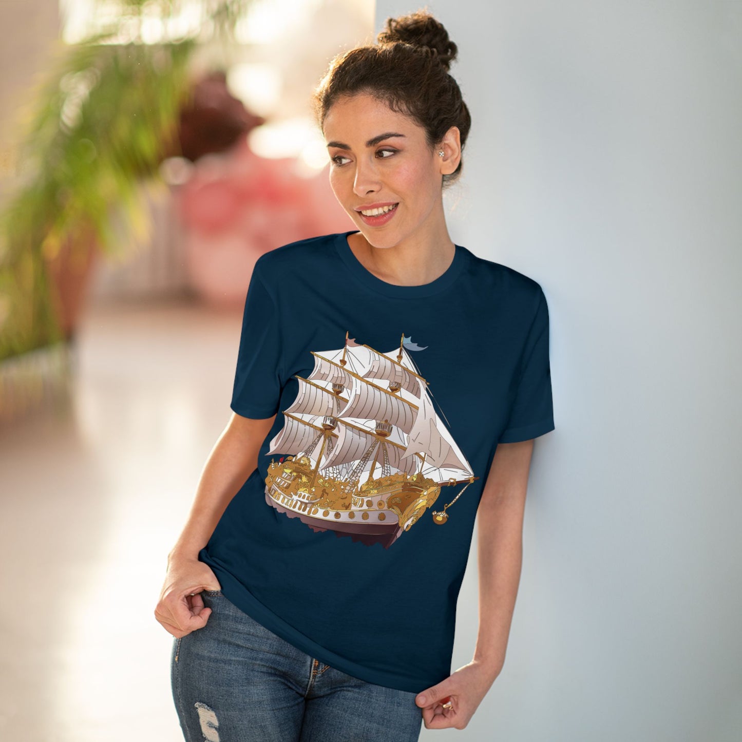 Organic T-shirt with Ship