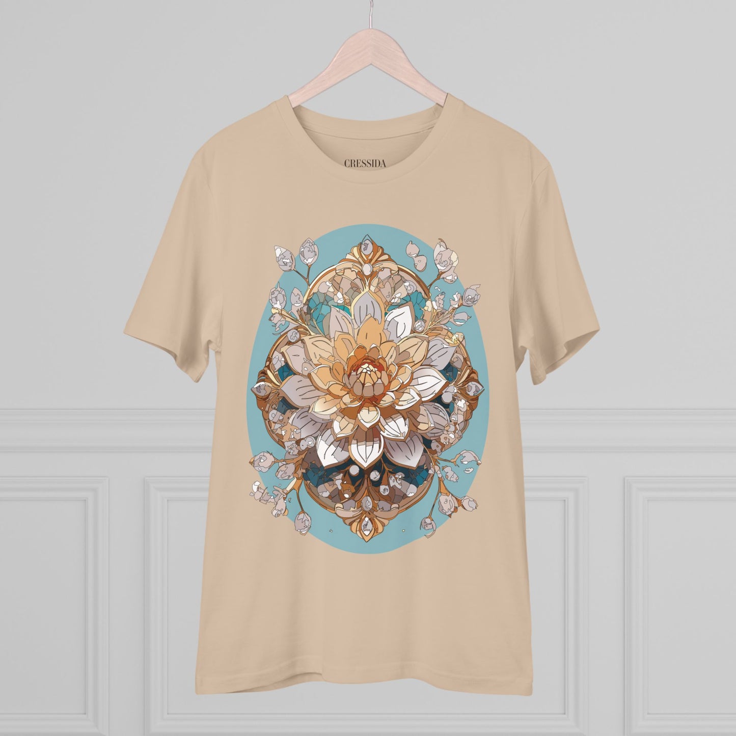 Organic T-shirt with Flower