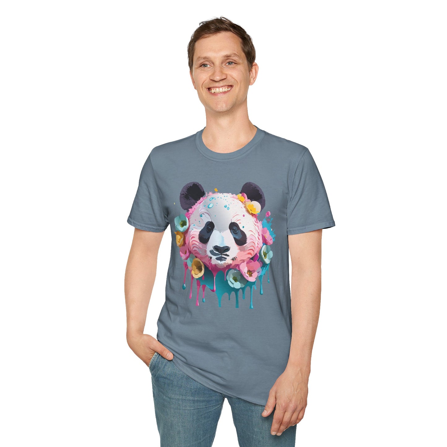 Panda Shirt, T Shirt with Panda, Animal Shirt, Tee Shirt with Animals