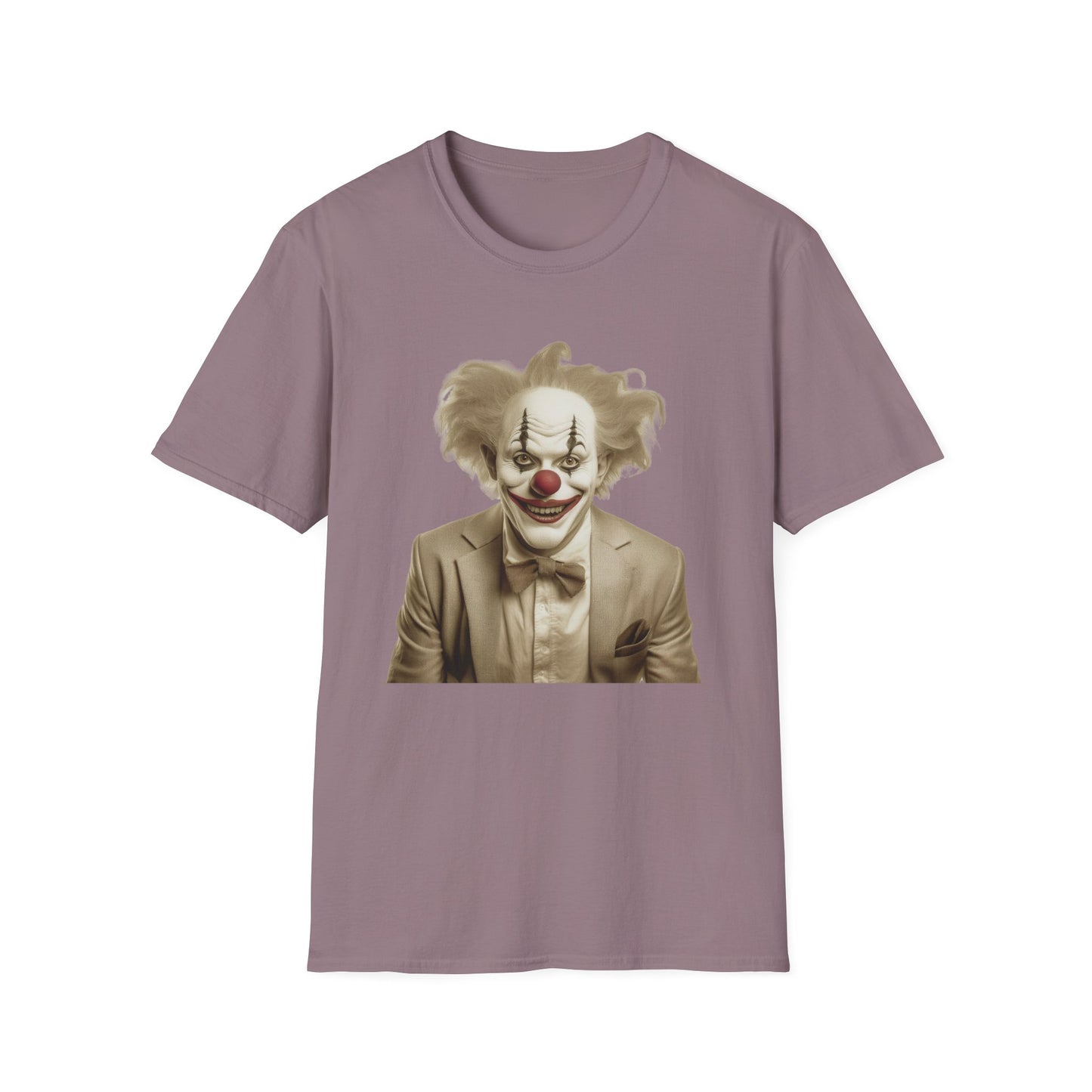 Clown Shirt, T Shirt with Clown, Funny Man Shirt, Tee Shirt with Funny Man, Circus Shirt, Shirt with Circus, Scary Man Shirt, Shirt with Scary Man