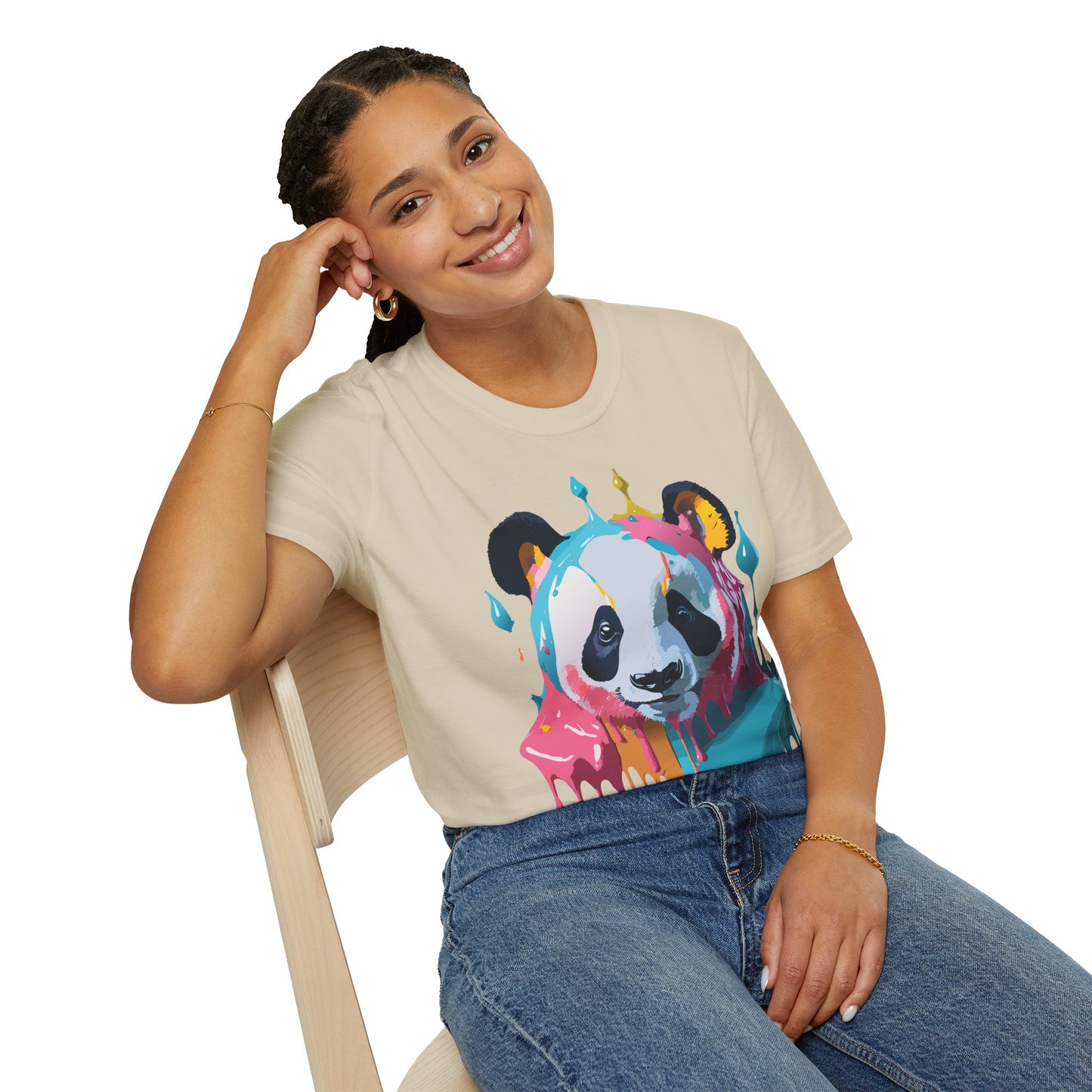 Panda Shirt, T Shirt with Panda, Animal Shirt, Tee Shirt with Animals