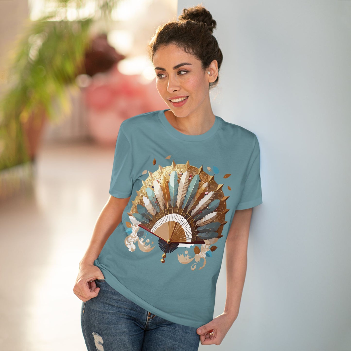 Organic T-shirt with Fan