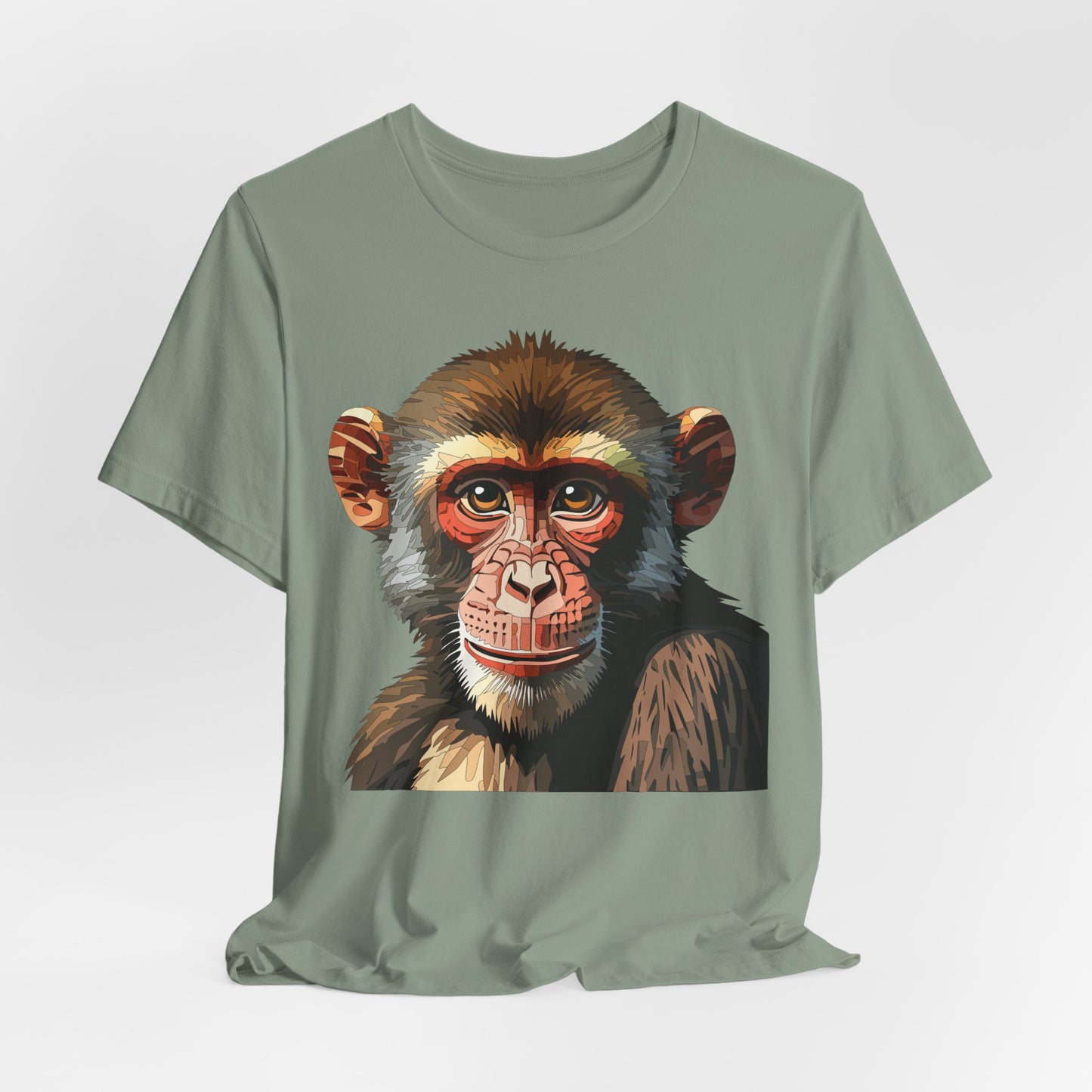 Unisex Animal Shirt, Tee Shirt with Animals, Art Design Tee Shirt, Wild Animals Shirt