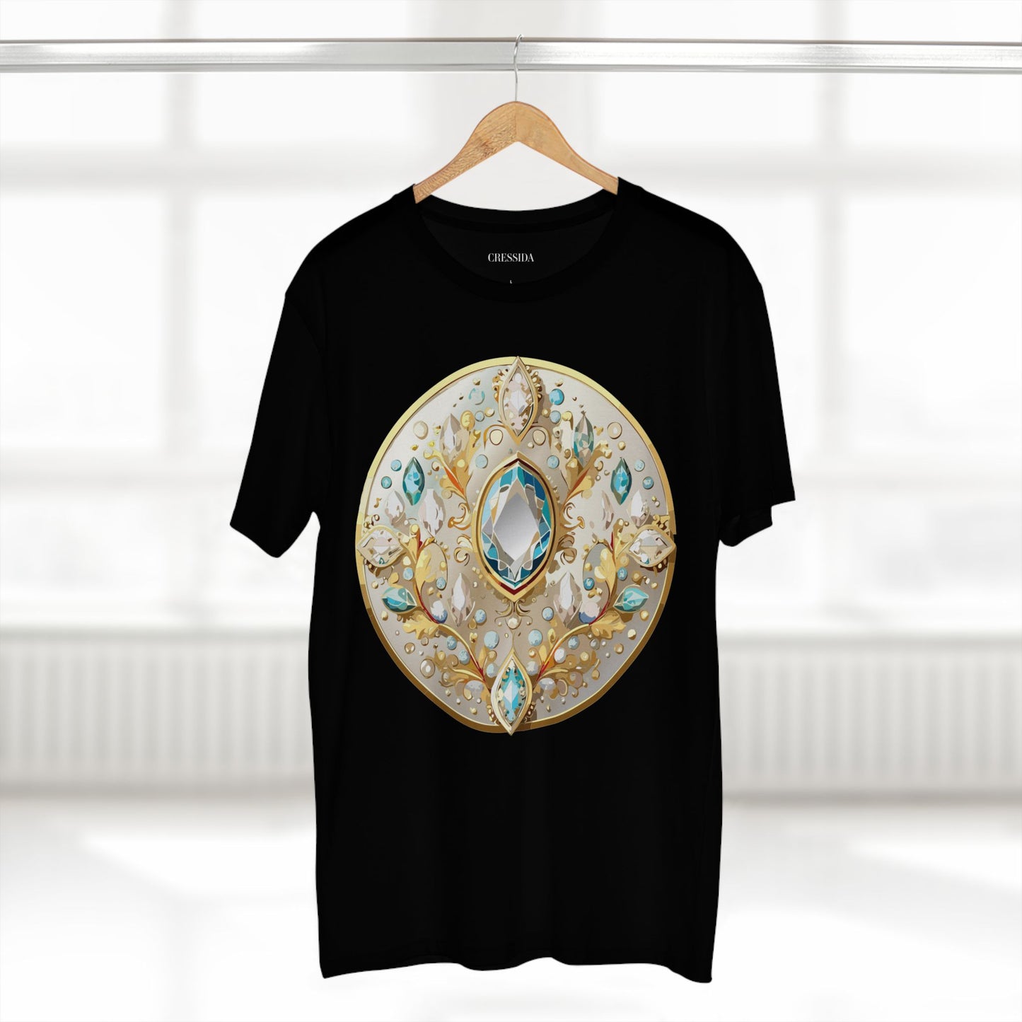 Medallion Shirt, Shirt with Medallion, Tee Shirt with Medal