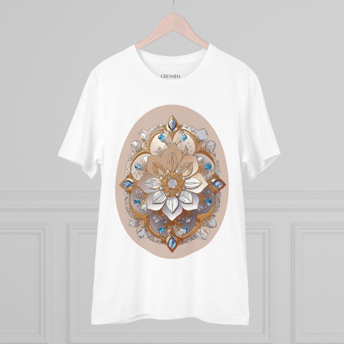 Organic T-shirt with Flower