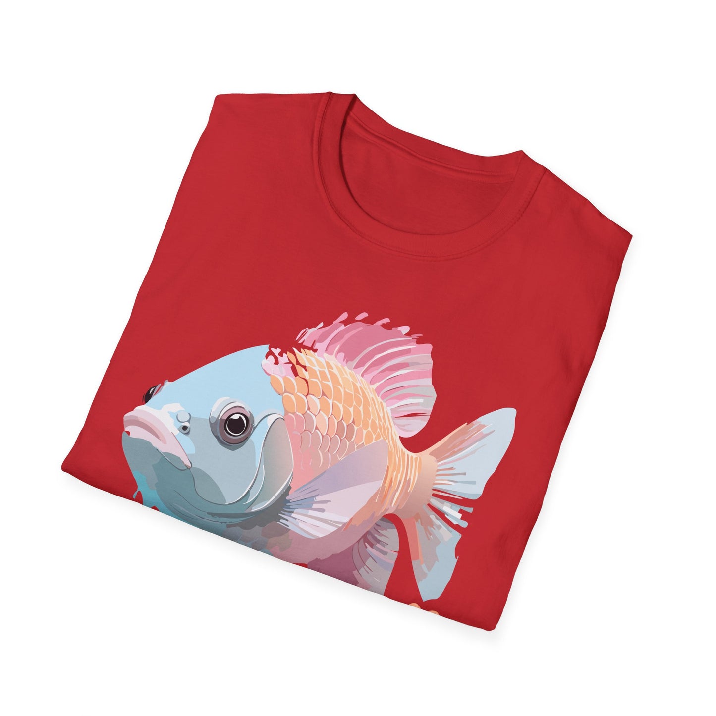 Copy of Fish Art Design Shirt, T Shirt with Fish, Graphic Shirt, Tee Shirt with Graphic Design, Shirt with Fish Graphic Art