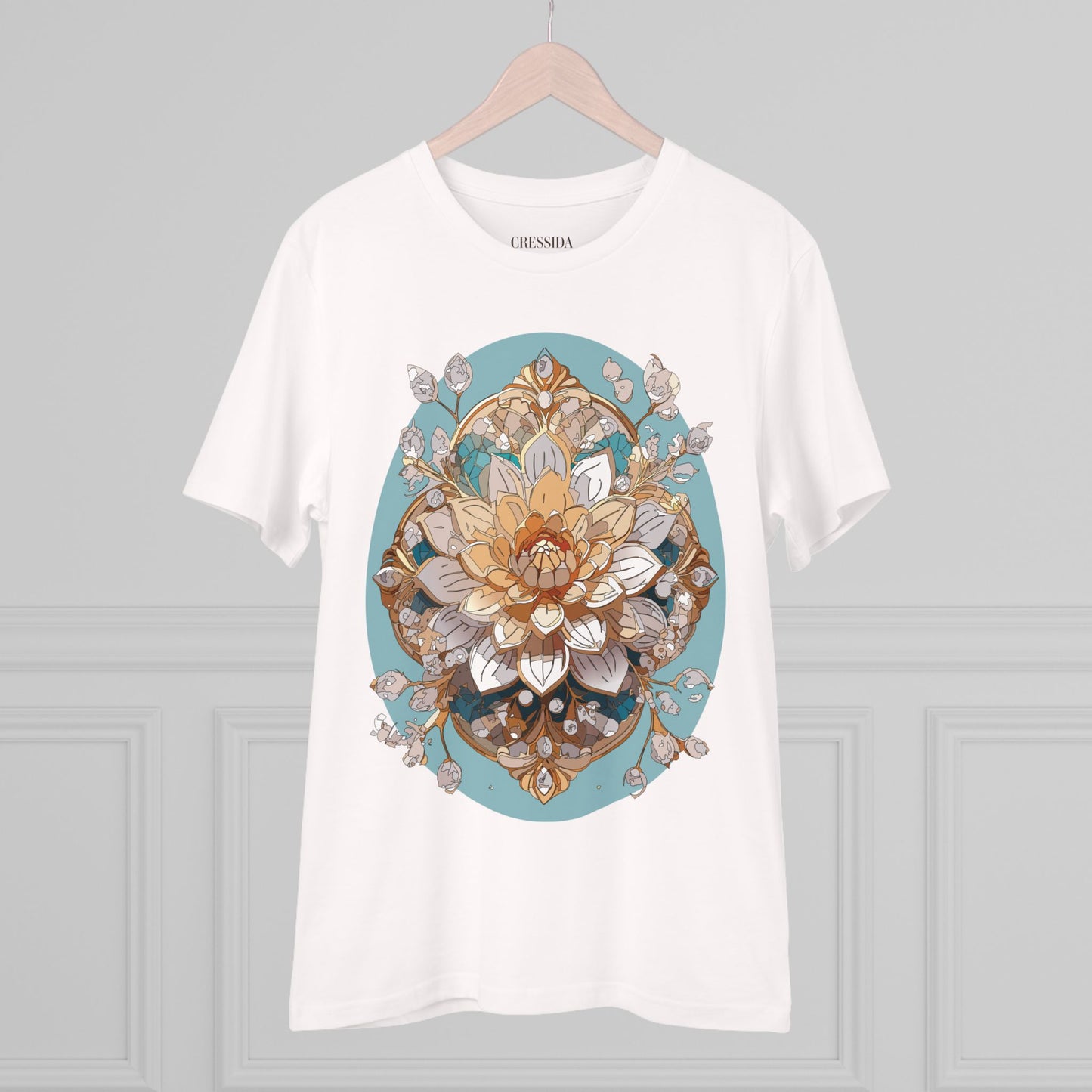 Organic T-shirt with Flower