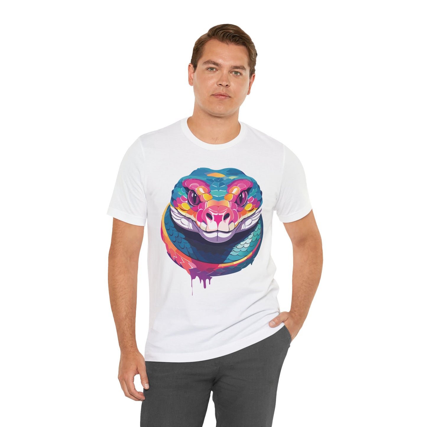 Unisex Animal Shirt, Tee Shirt with Animals, Art Design Tee Shirt, Wild Animals Shirt