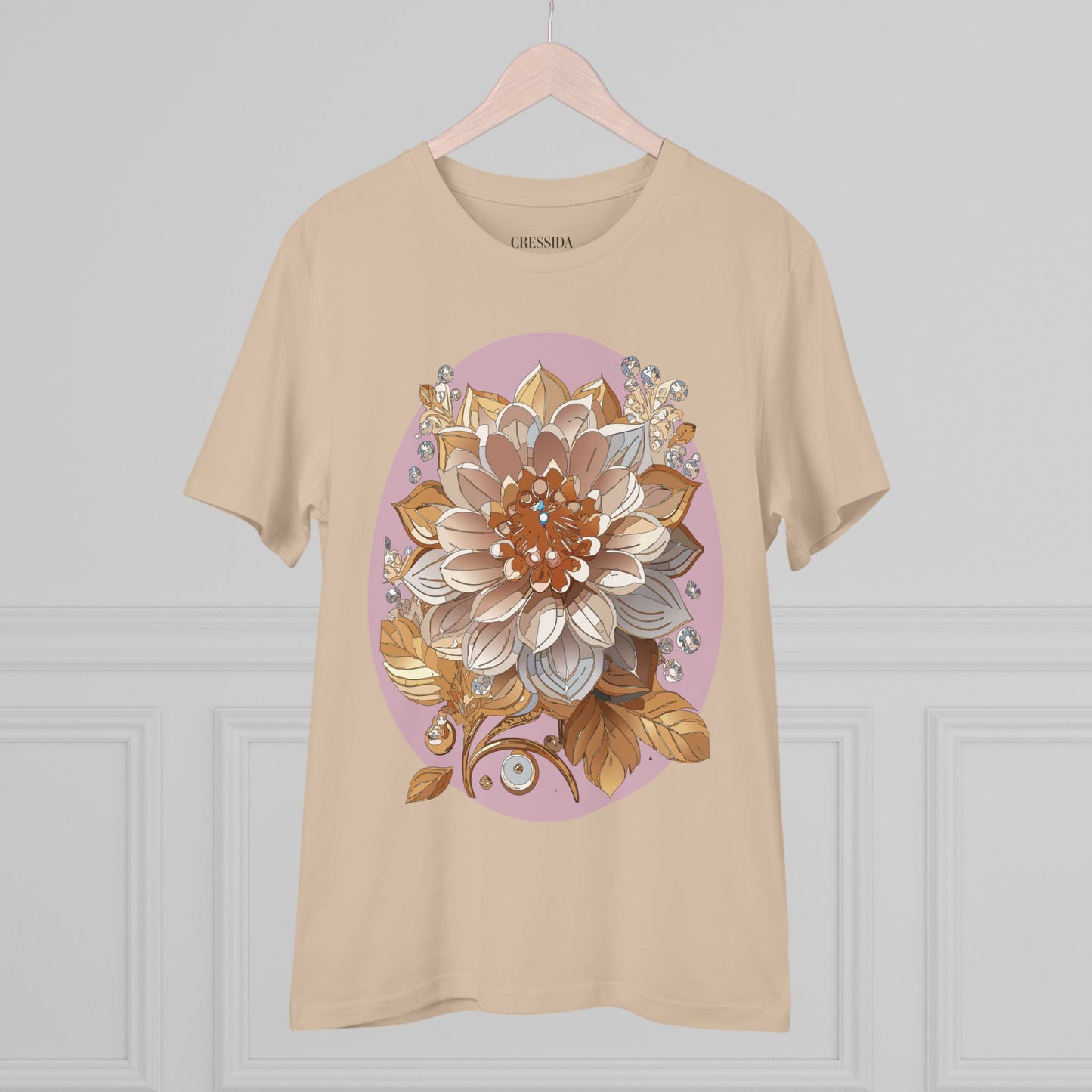 Organic T-shirt with Flower