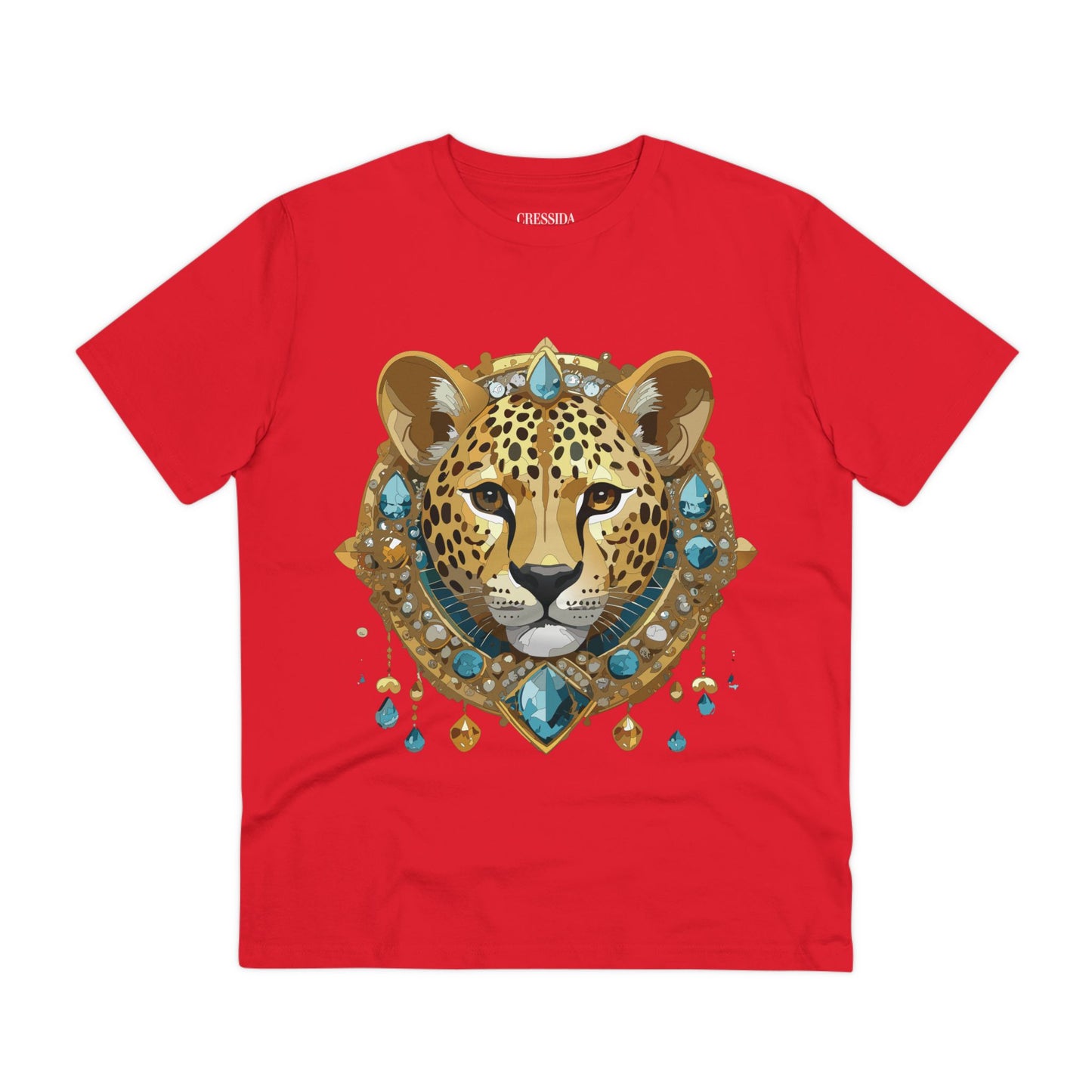 Organic T-shirt with Animals - Cheetah