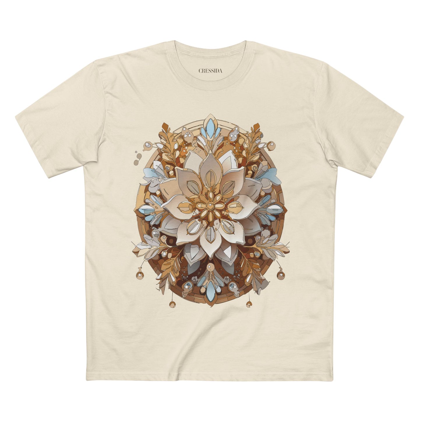 Floral Shirt, Shirt with Flower, Tee Shirt with Antique Flower