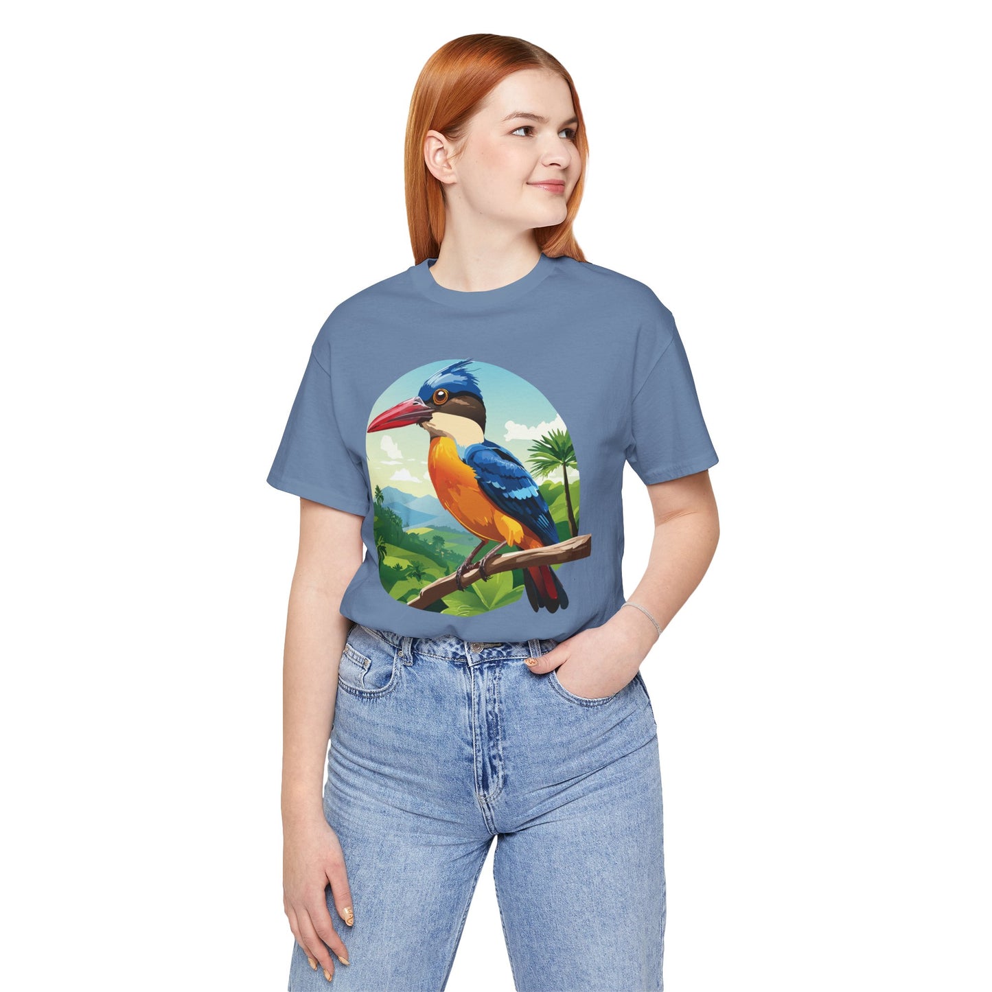 Unisex Animal Shirt, Tee Shirt with Animals, Art Design Tee Shirt, Wild Animals Shirt