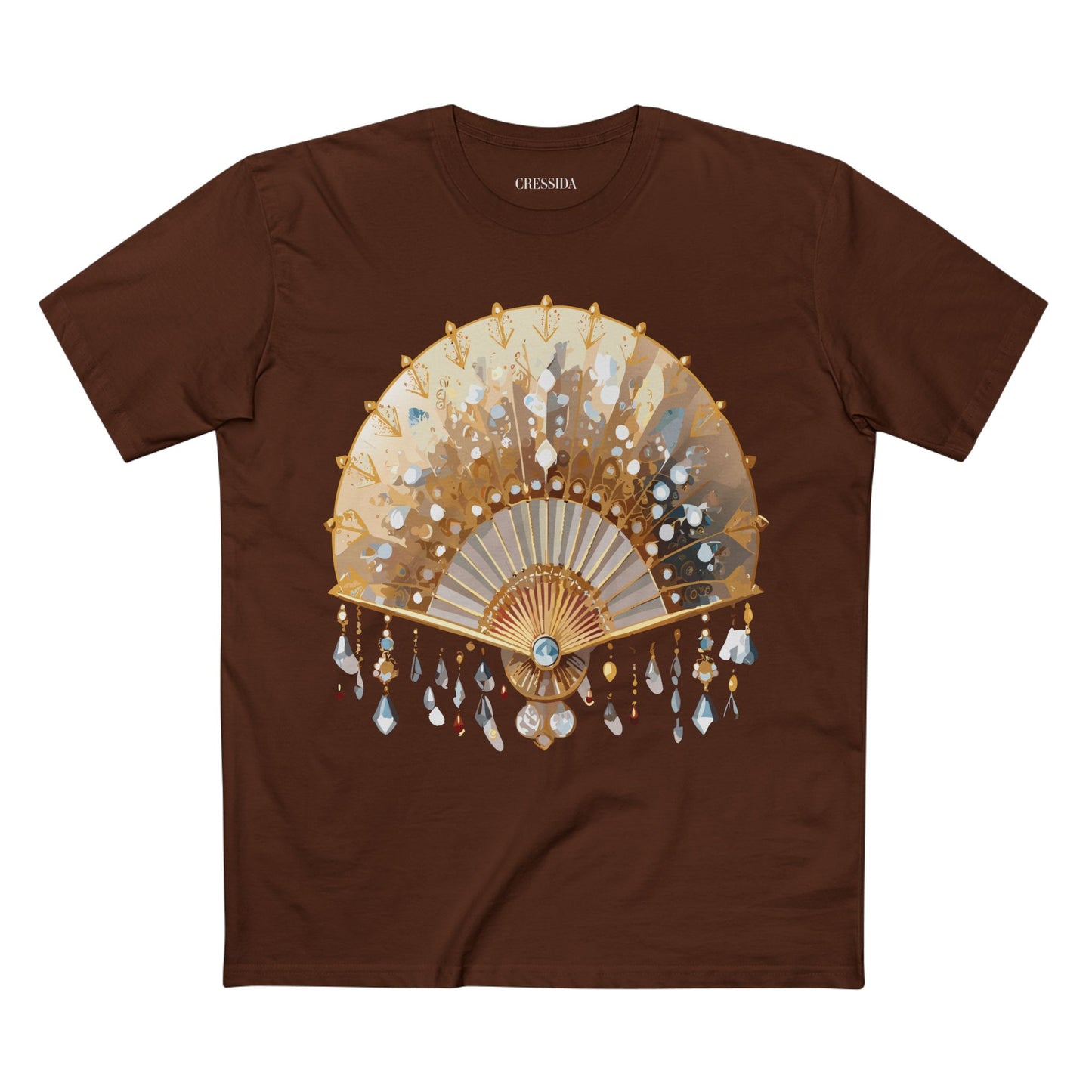 Fan shirt, Shirt with Fan, Tee Shirt with Antique Fan