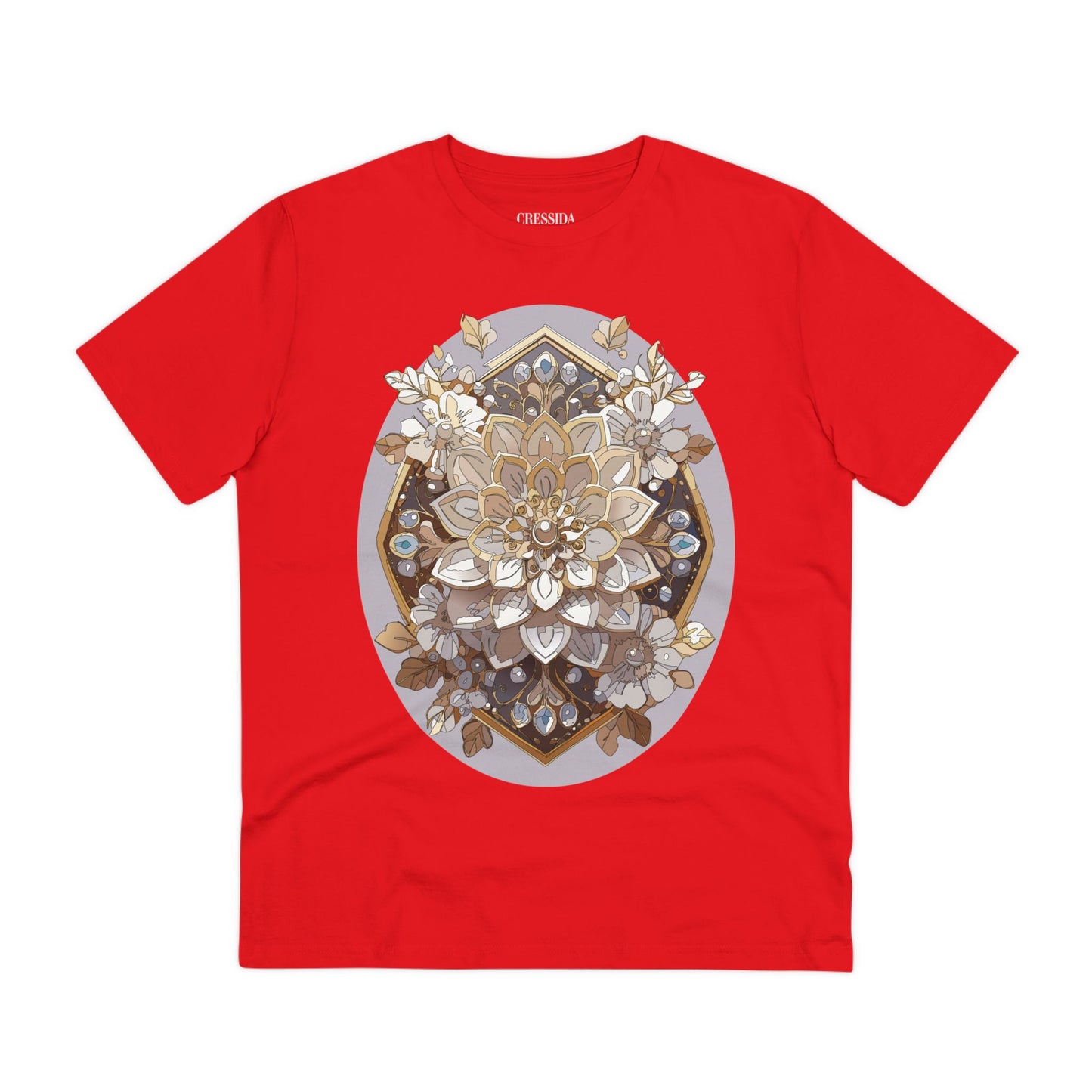 Organic T-shirt with Flower