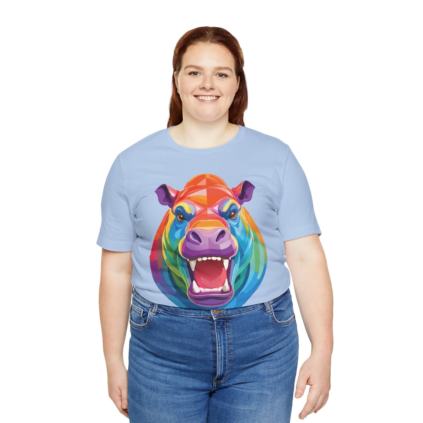 Unisex Animal Shirt, Tee Shirt with Animals, Art Design Tee Shirt, Wild Animals Shirt