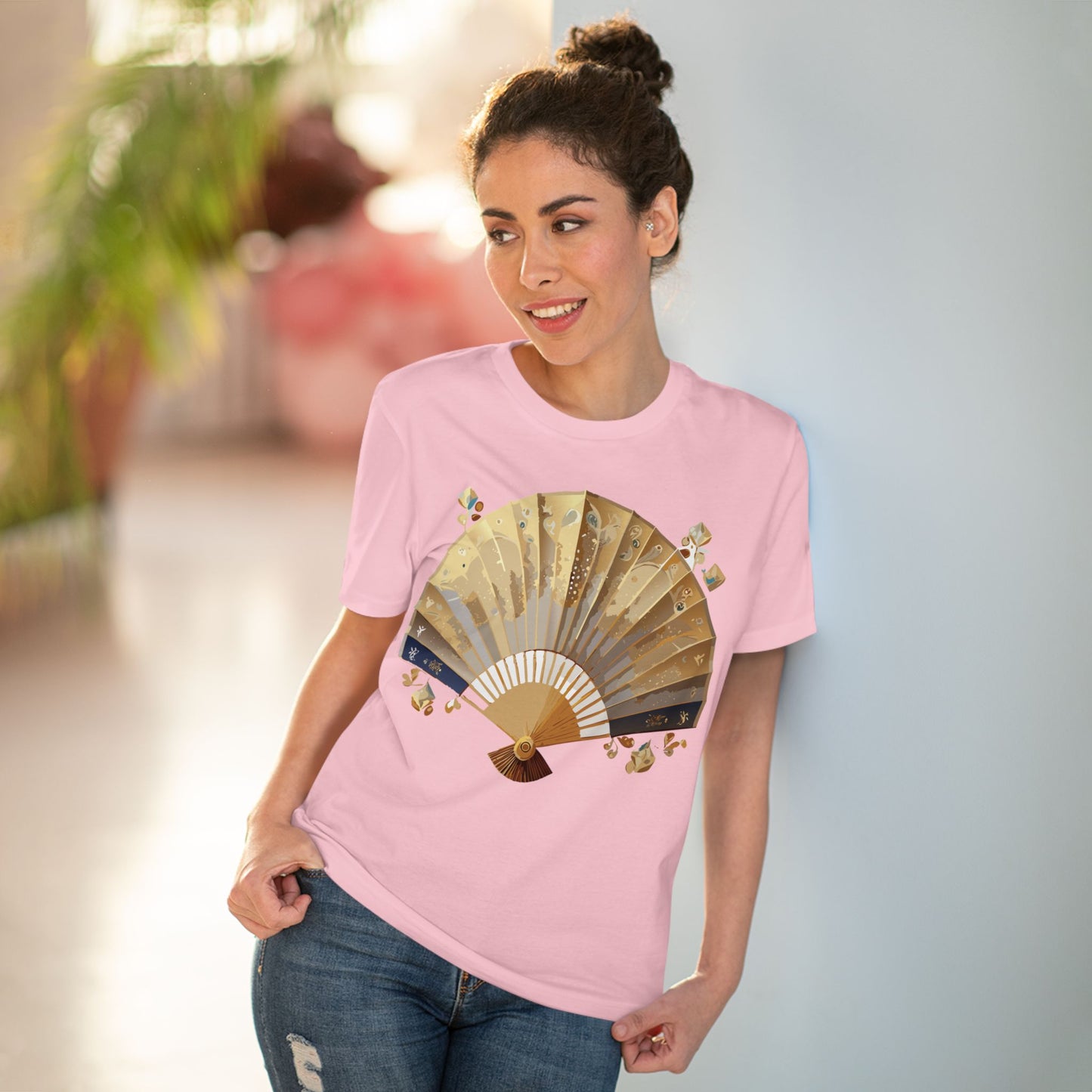 Organic T-shirt with Fan