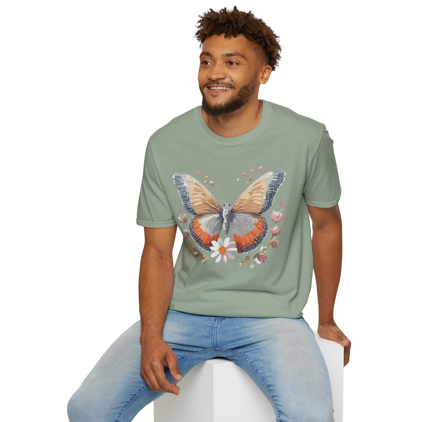 Butterfly Shirt, T Shirt with Butterfly, Monarch Shirt